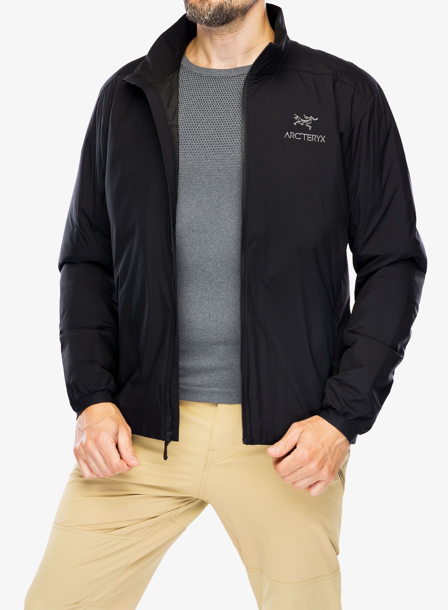 Zateplená bunda Arcteryx Atom Jacket - black