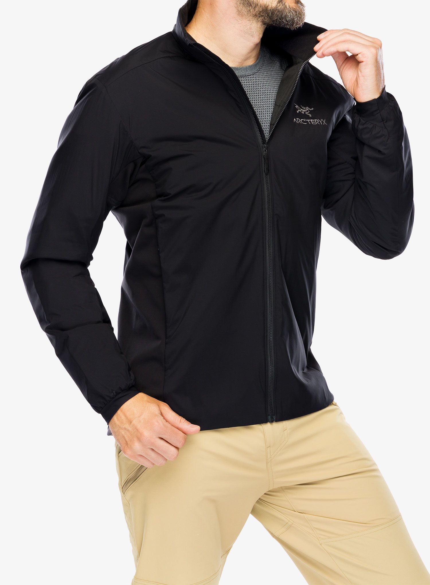 Zateplená bunda Arcteryx Atom Jacket - black