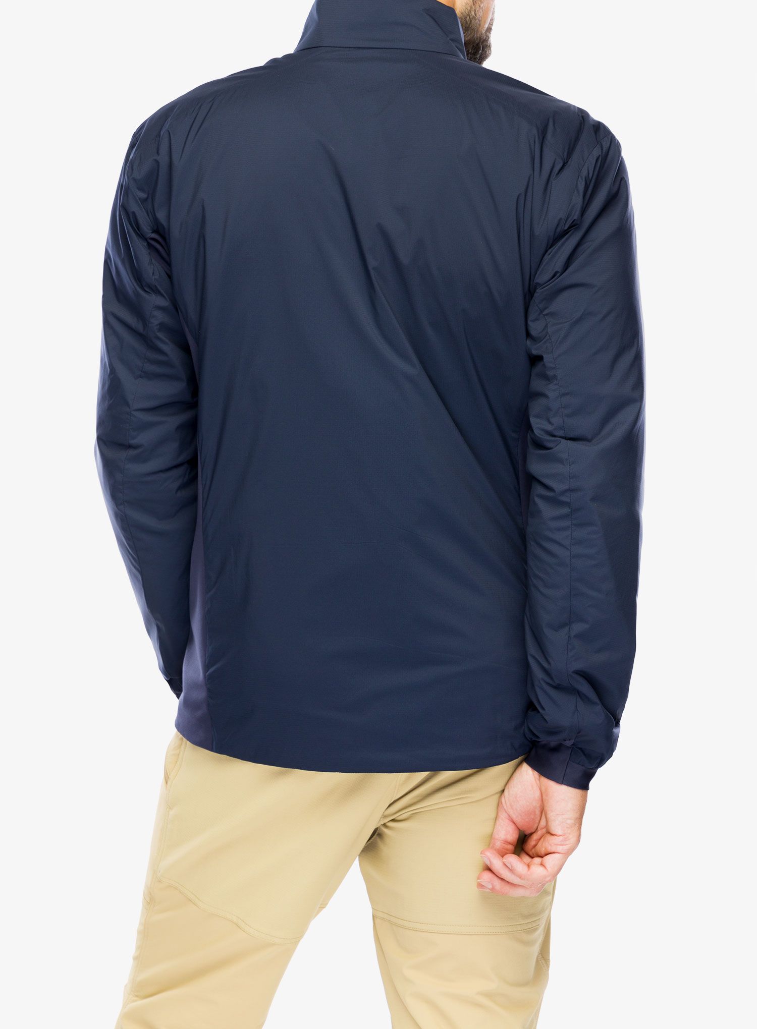 Zateplená bunda Arcteryx Atom Jacket - black sapphire