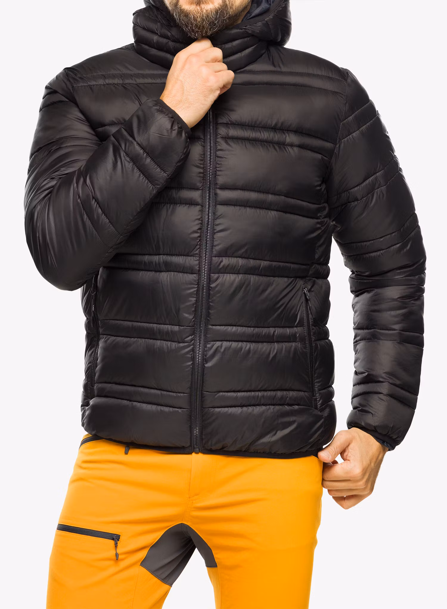 Zateplená bunda CMP Jacket Snaps Hood Tresh - nero