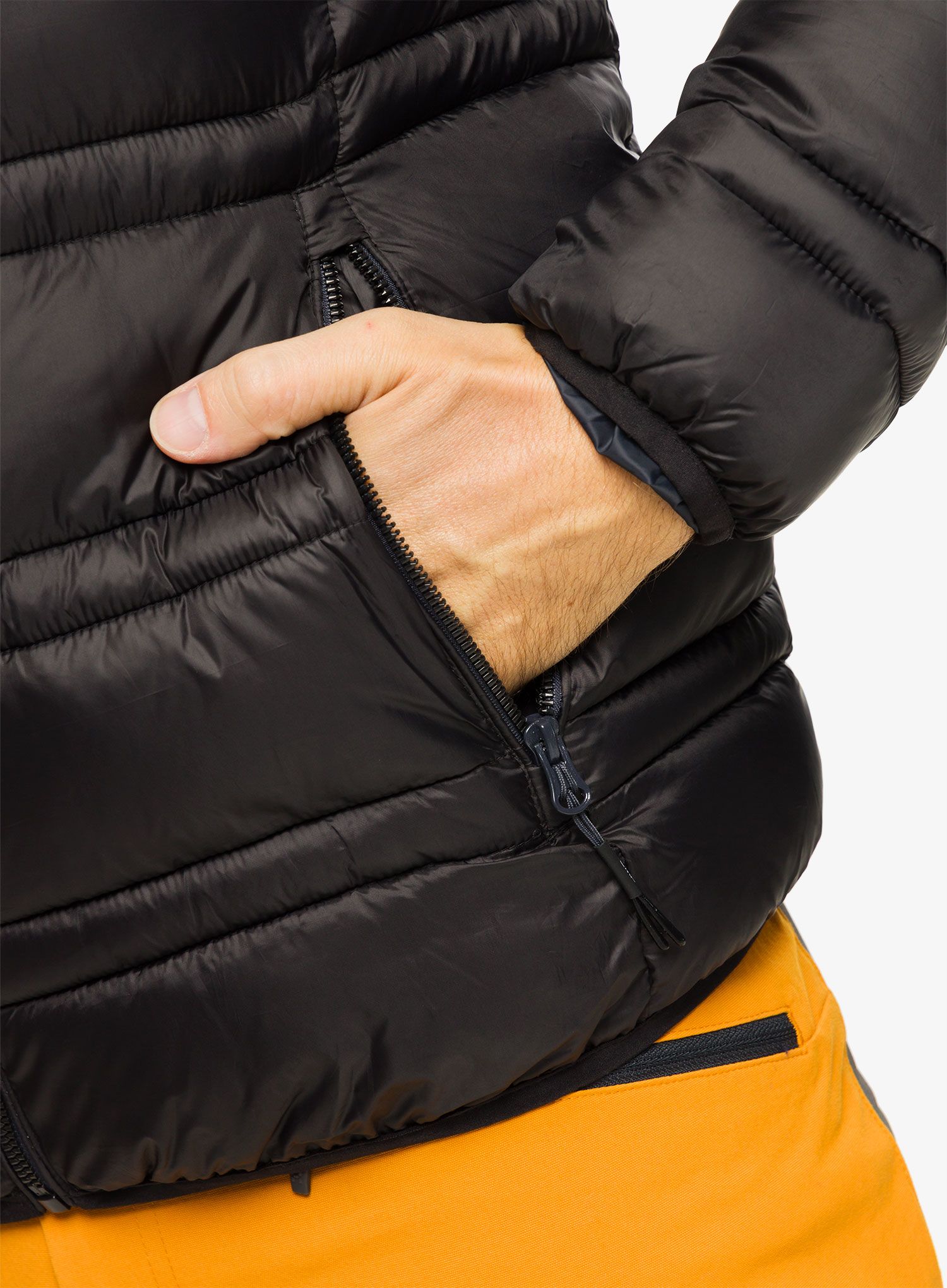 Zateplená bunda CMP Jacket Snaps Hood Tresh - nero