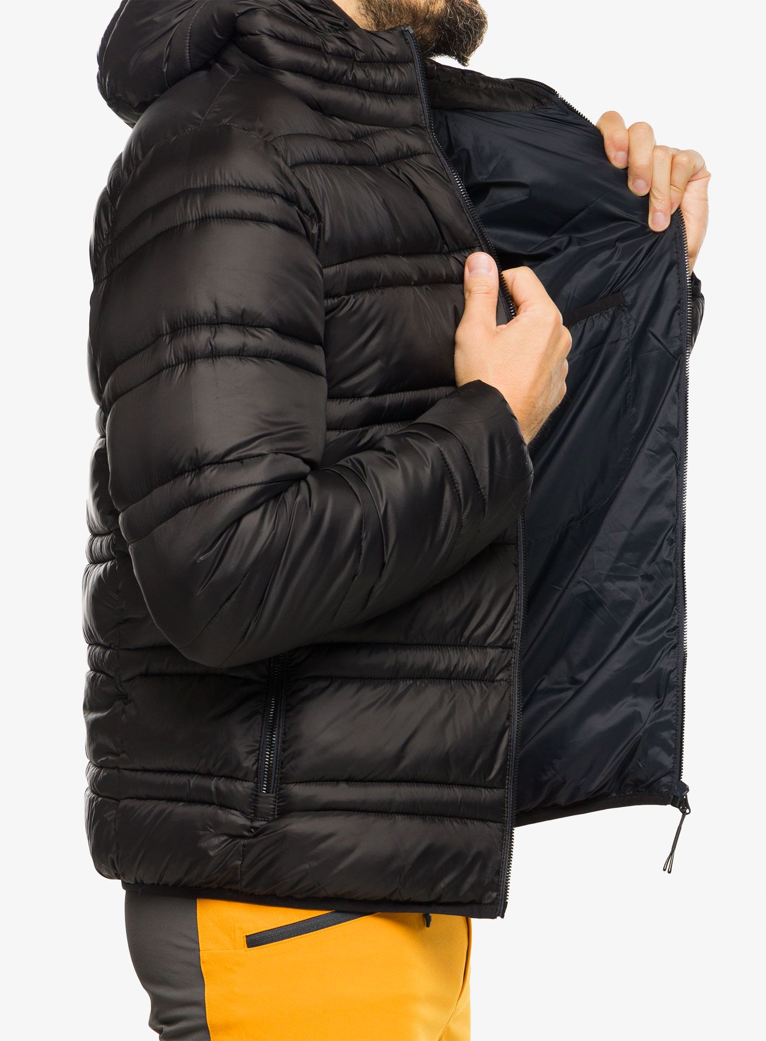 Zateplená bunda CMP Jacket Snaps Hood Tresh - nero