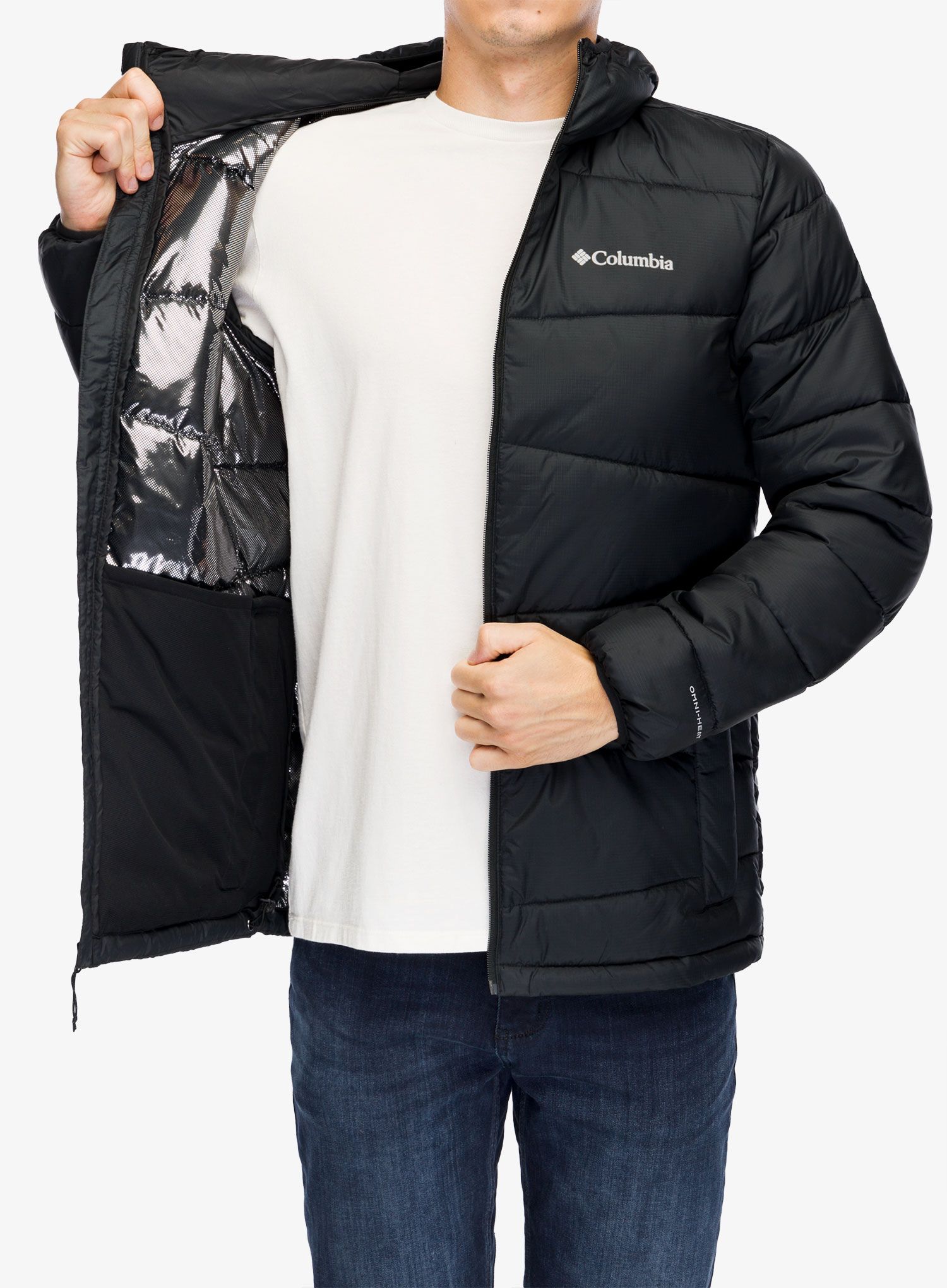 Zateplená bunda Columbia Fivemile Butte II Hooded Jacket - black