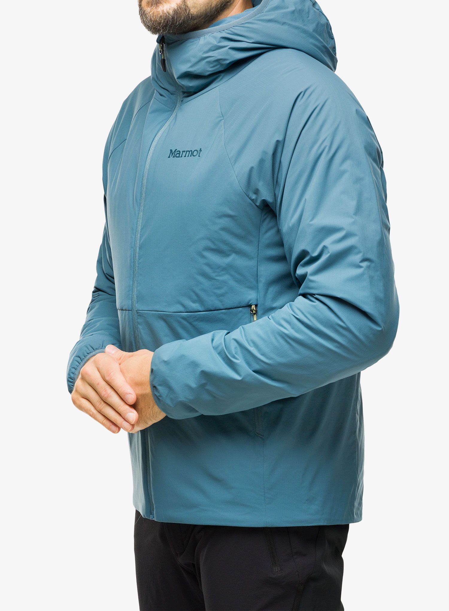 Zateplená bunda Marmot Novus Hoody - moon river