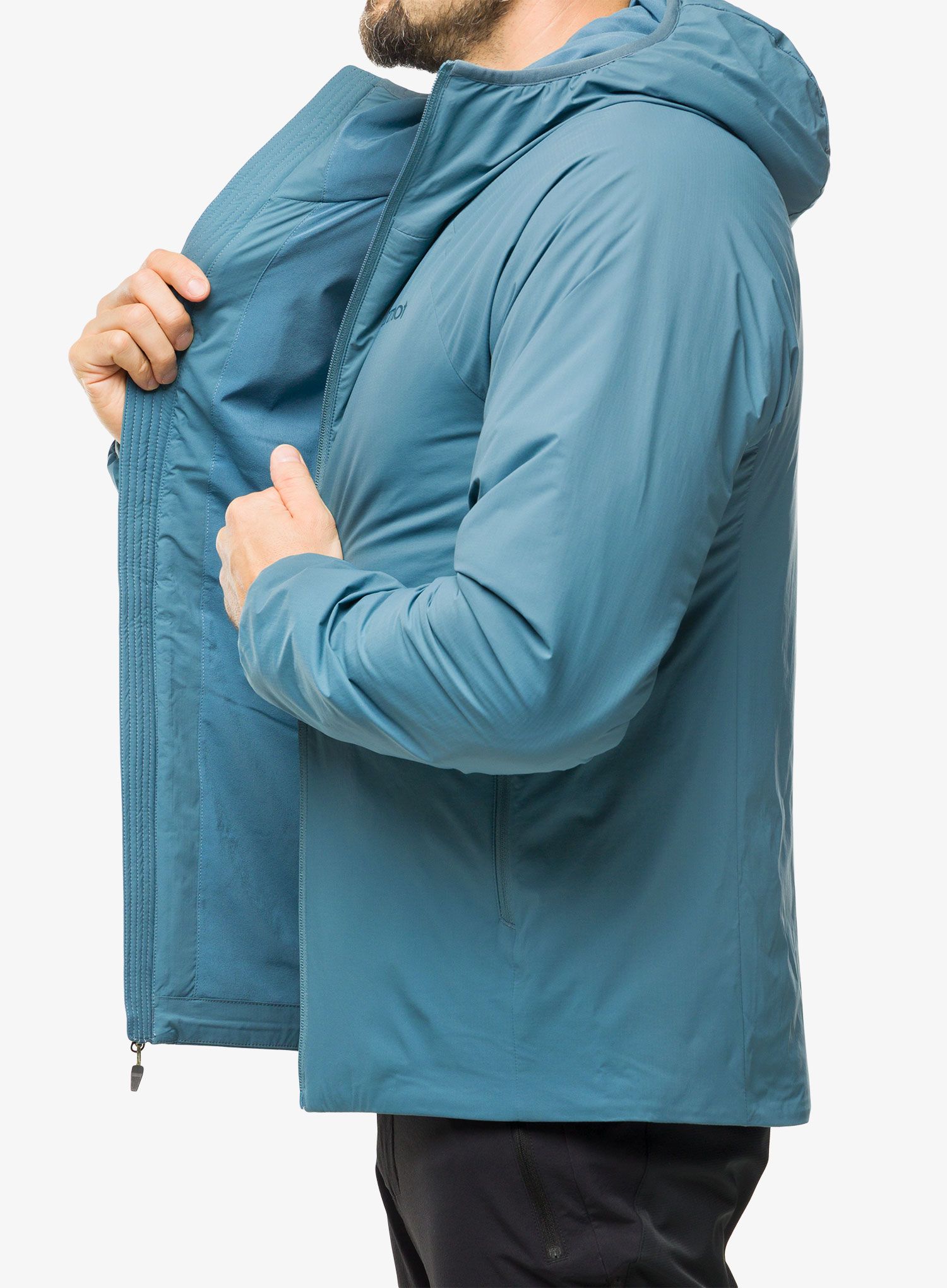 Zateplená bunda Marmot Novus Hoody - moon river