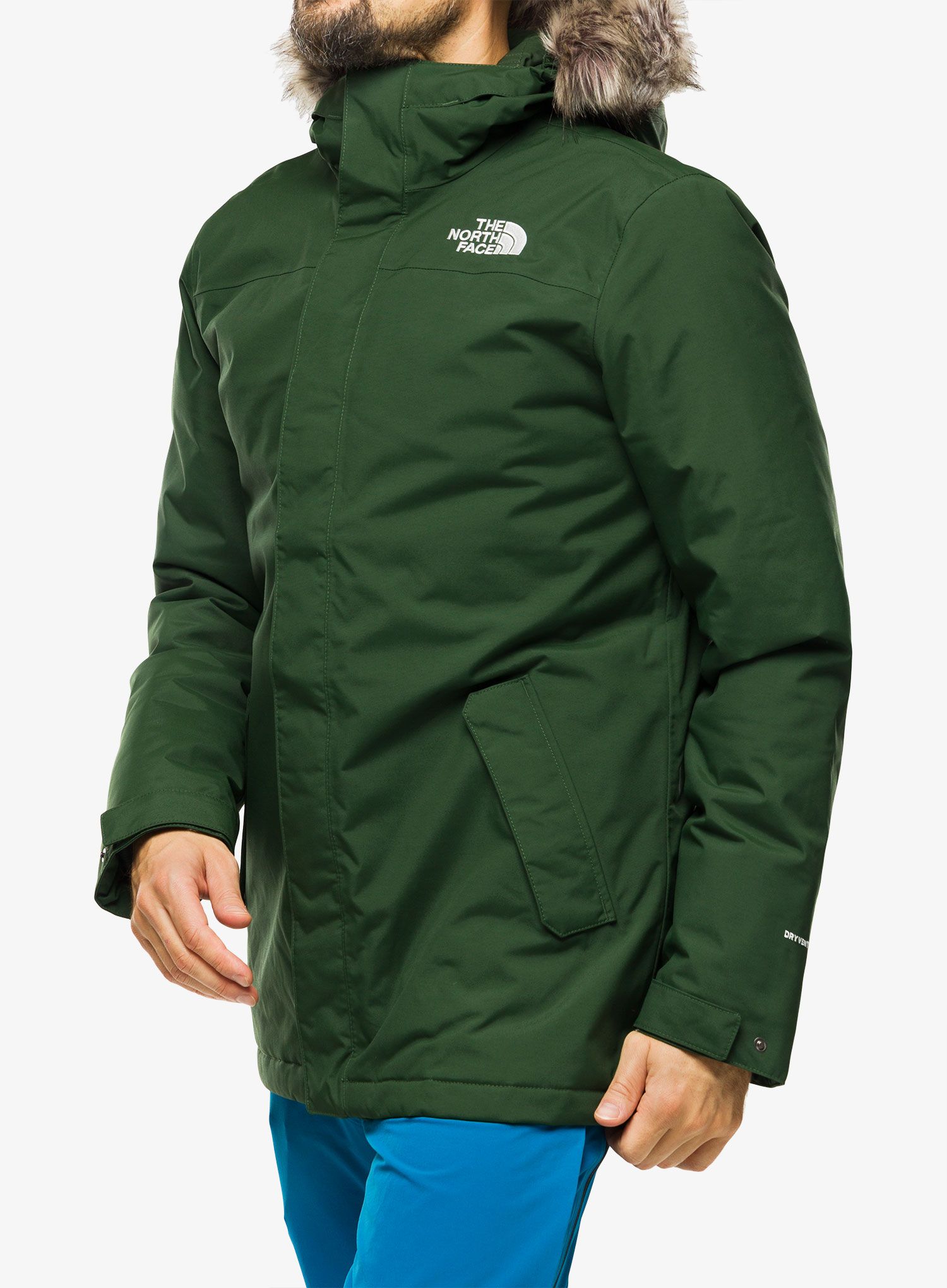 Zateplená bunda The North Face Recycled Zaneck Jacket - pine needle