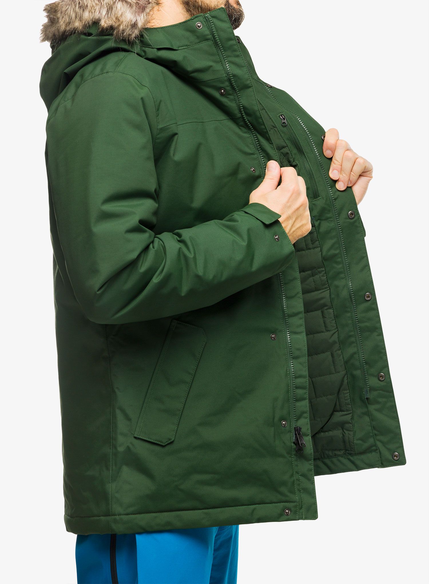 Zateplená bunda The North Face Recycled Zaneck Jacket - pine needle