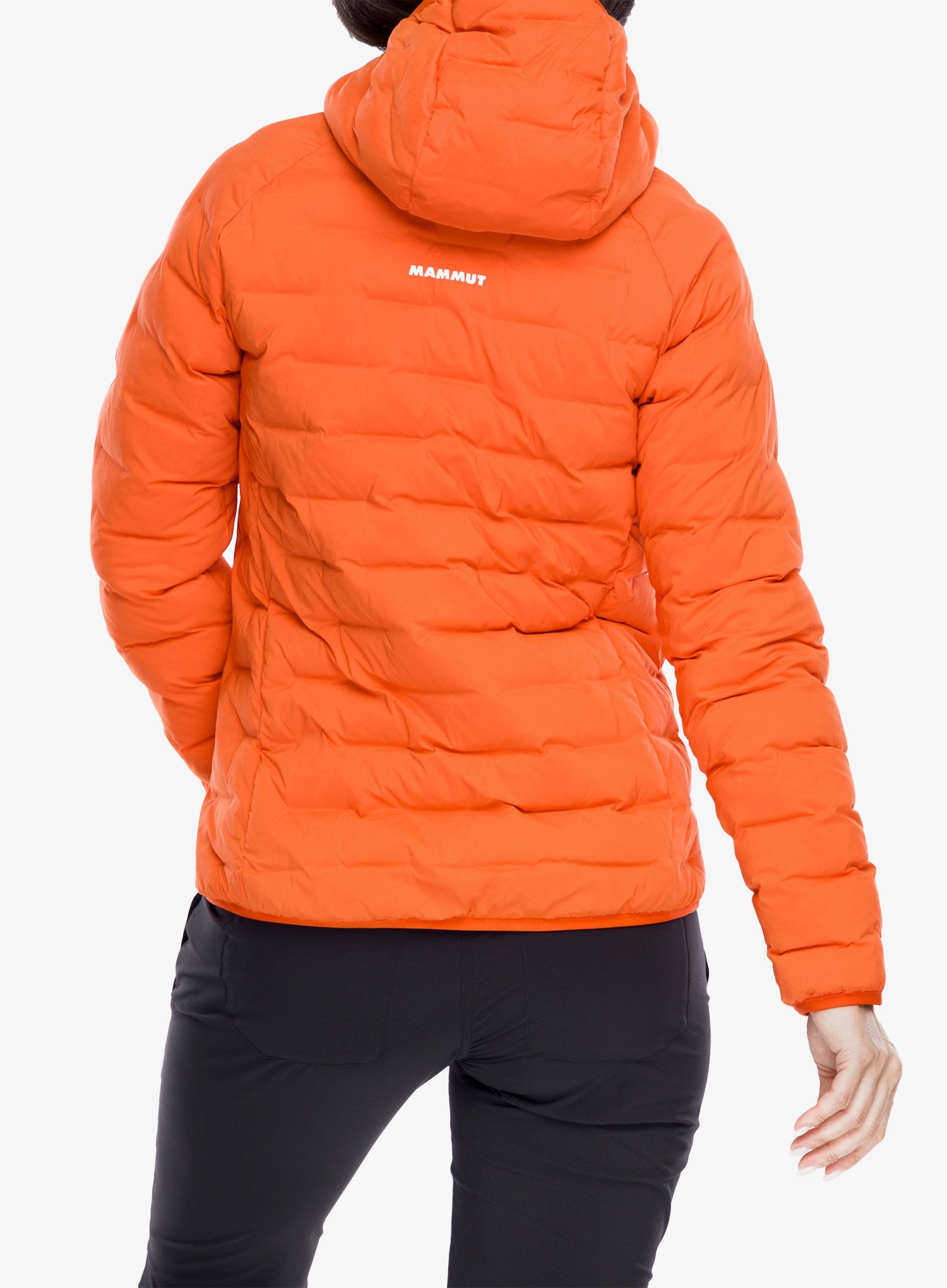 Zateplená bunda dámská Mammut Sender IN Hooded Jacket - mammut red