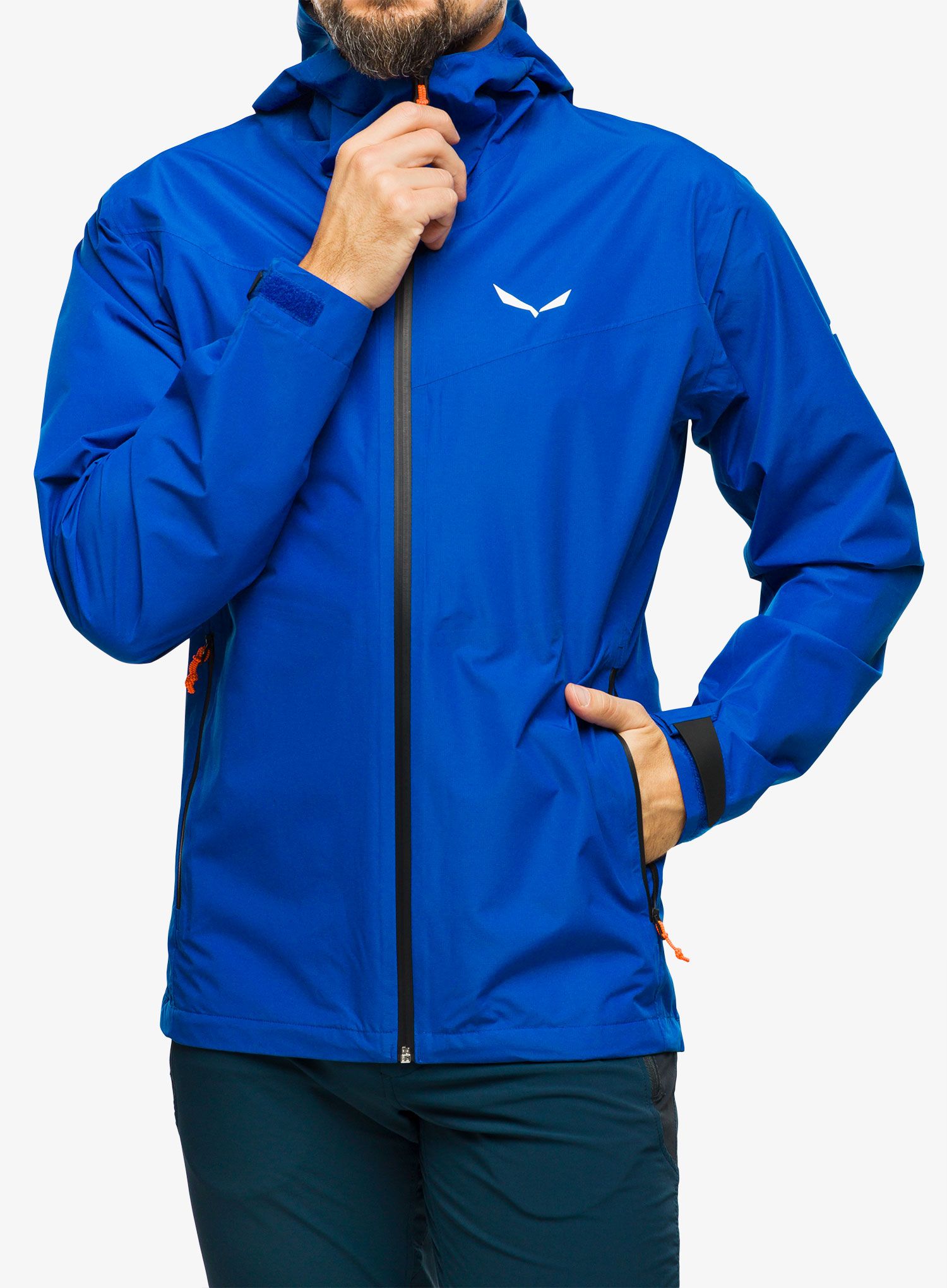 Bunda do deště Salewa Puez Aqua 4 PTX 2,5L Jacket - electric