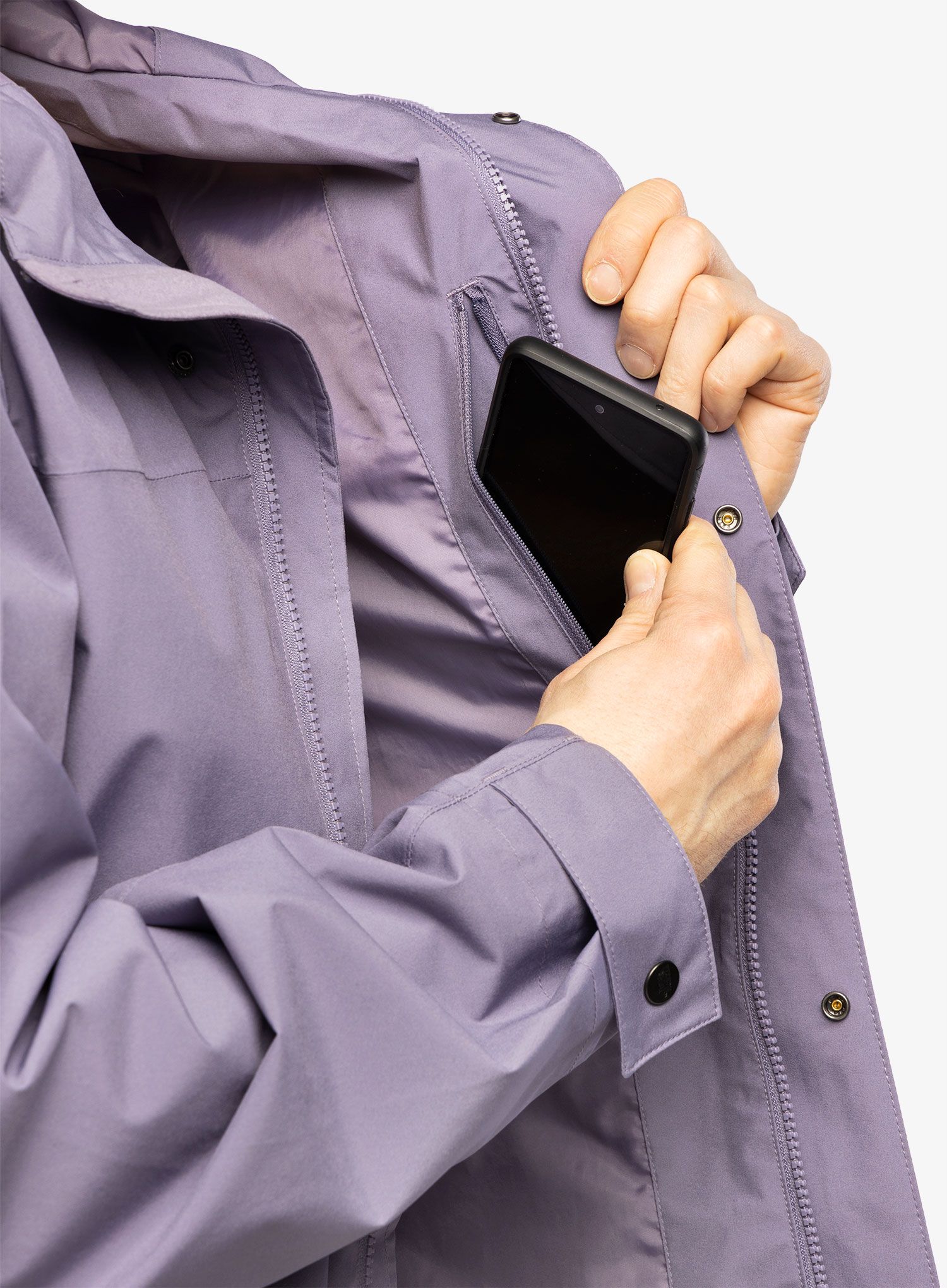 Bunda do deště The North Face Waterproof Parka - lunar slate