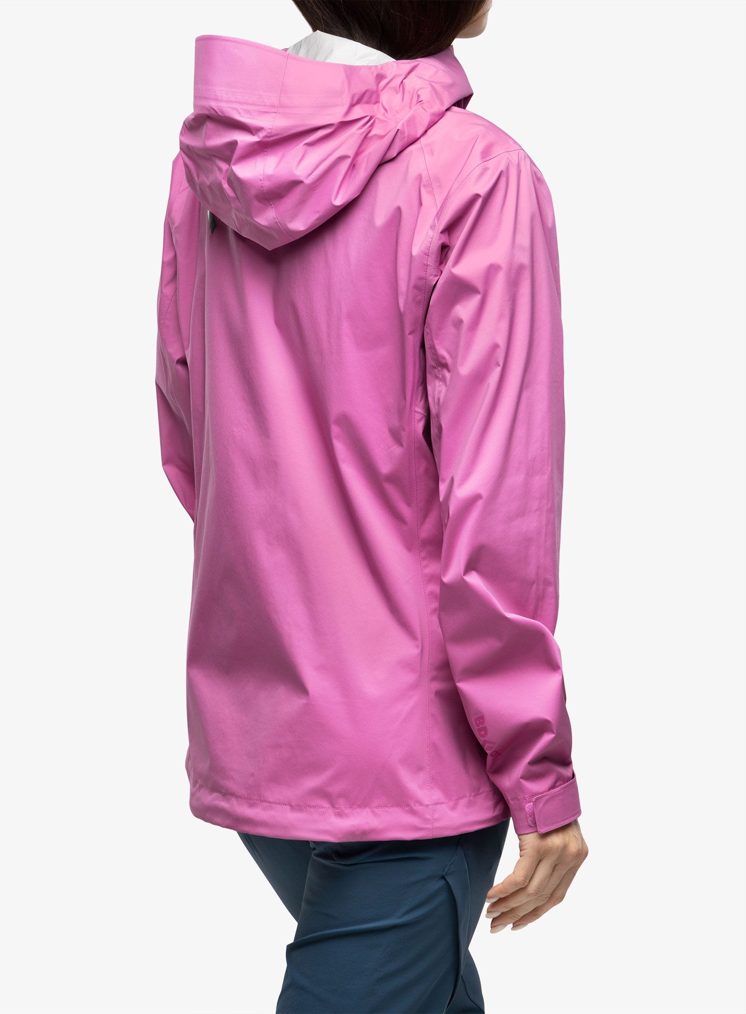 Dámská bunda do deště Black Diamond Stormline Stretch Anorak - pink