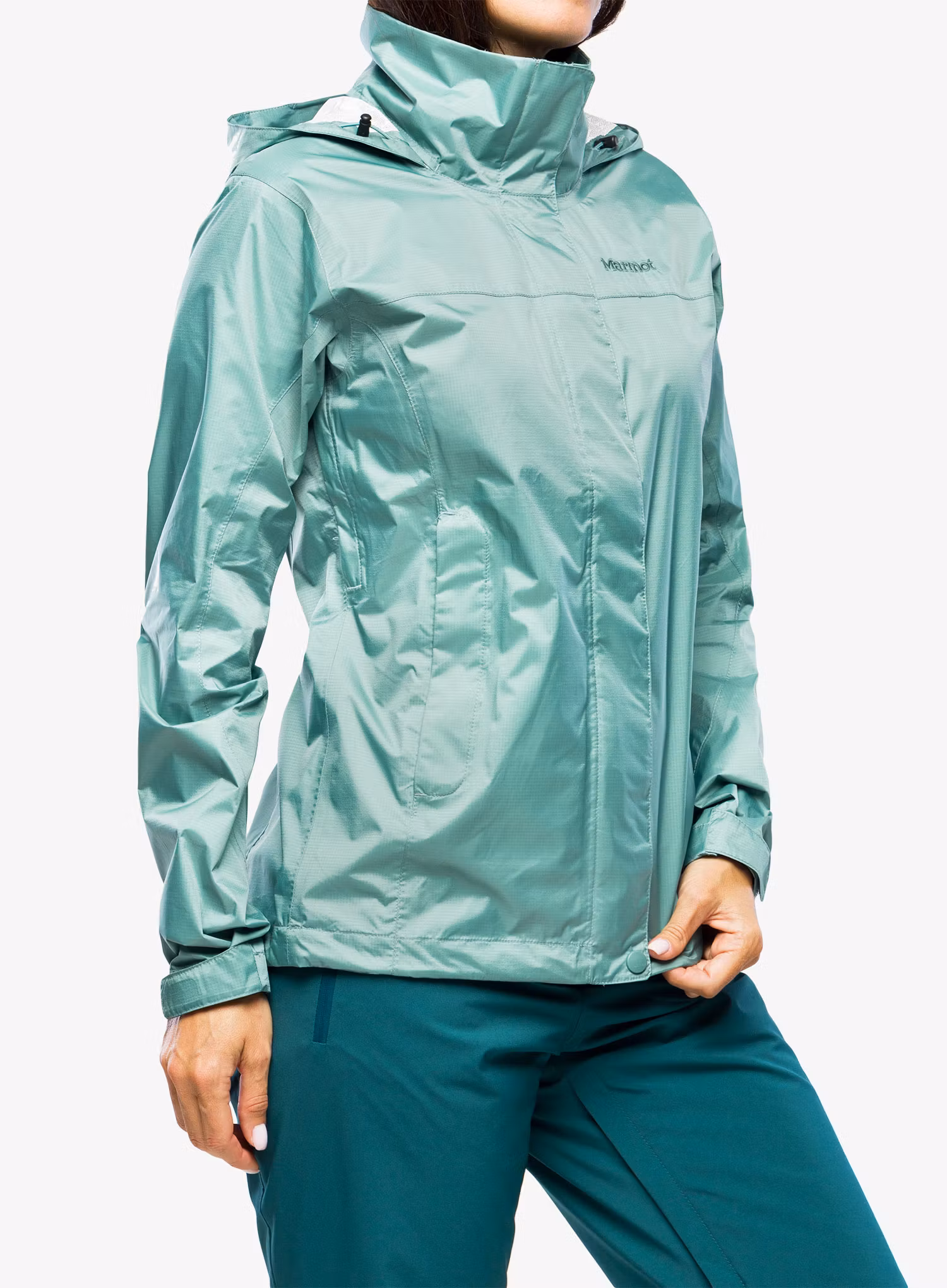 Dámská bunda do deště Marmot PreCip Eco Jacket - blue agave