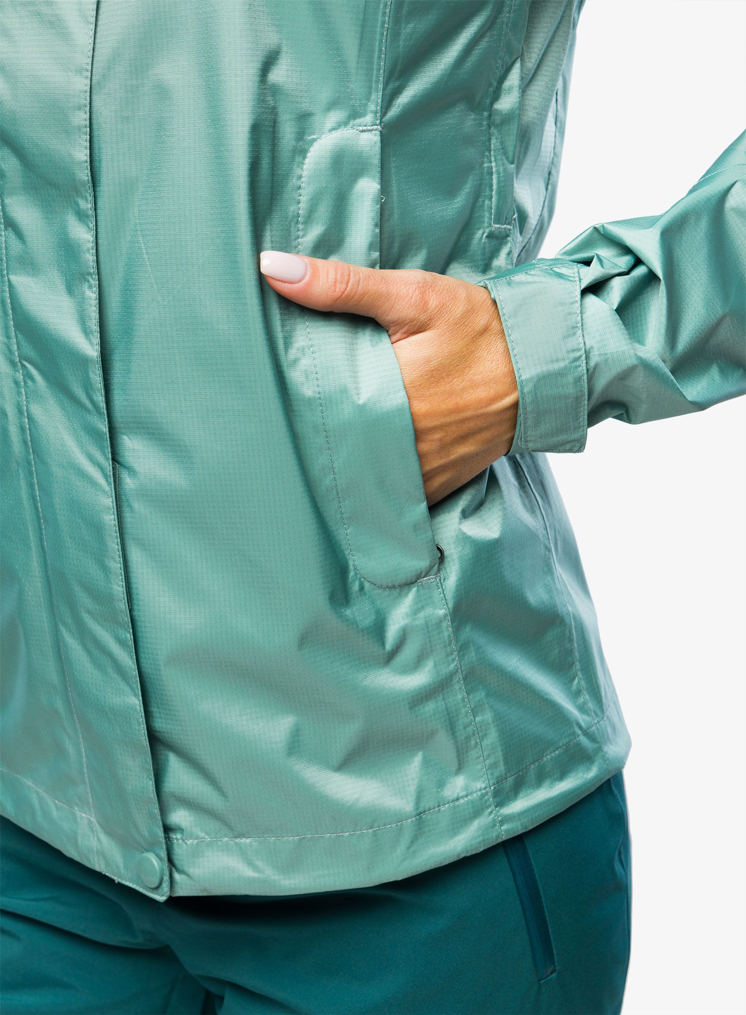 Dámská bunda do deště Marmot PreCip Eco Jacket - blue agave