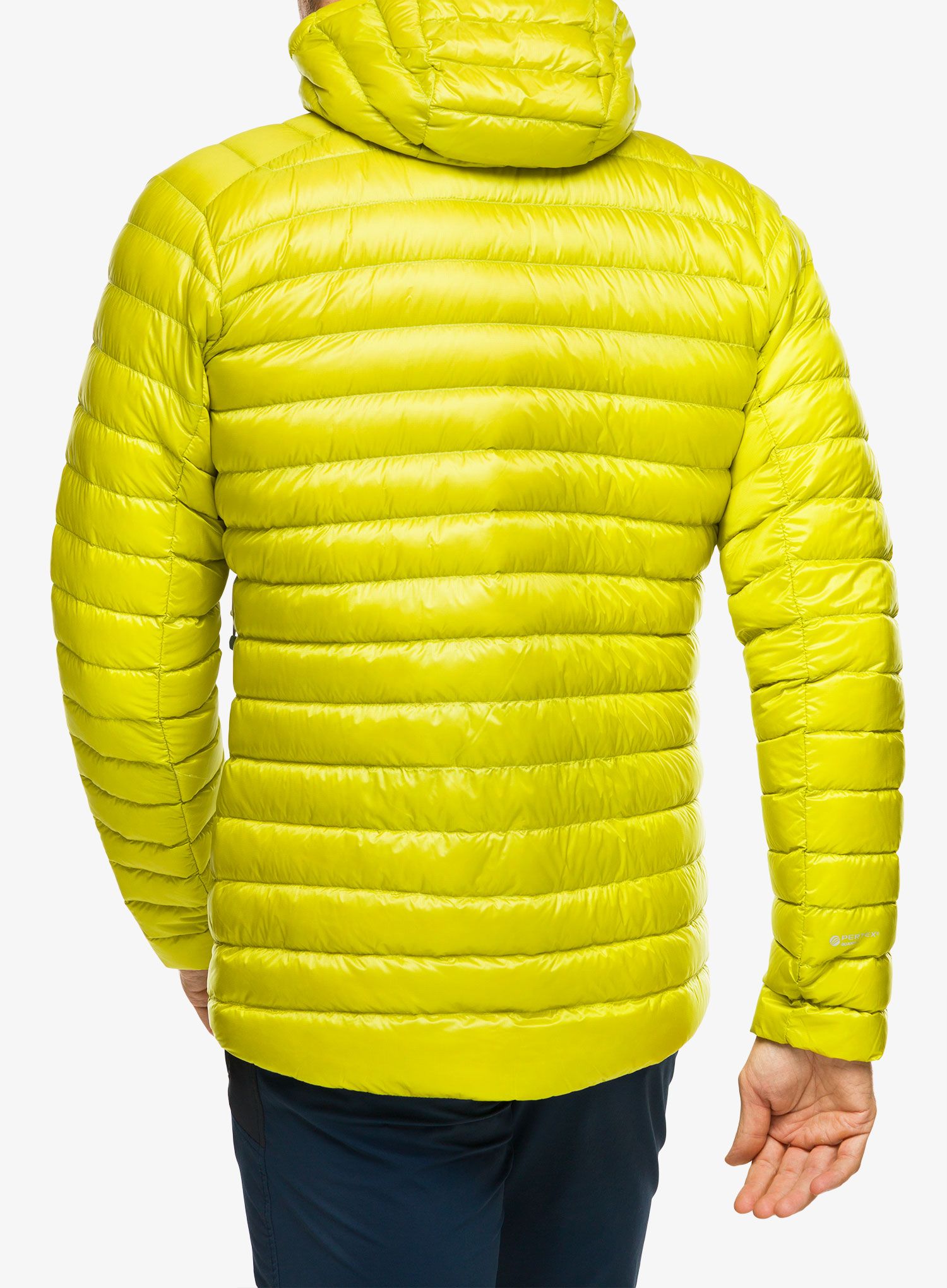 Péřová bunda Montane Anti-Freeze Hoodie - citrus spring