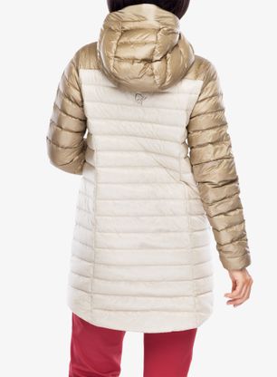 Dámská péřová bunda Norrona Lofoten Down800 Anorak - oatmeal
