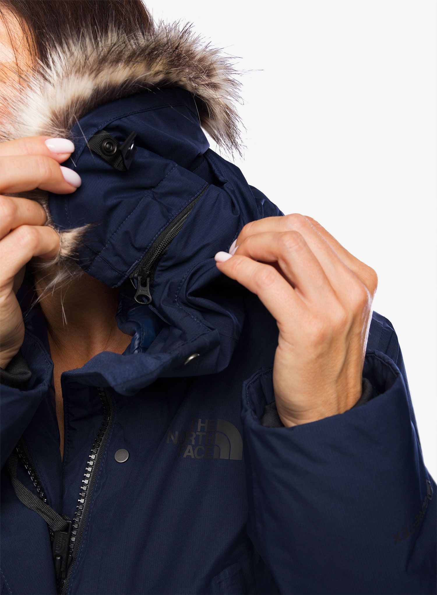Dámská péřová bunda The North Face Arctic Parka GTX - summit navy