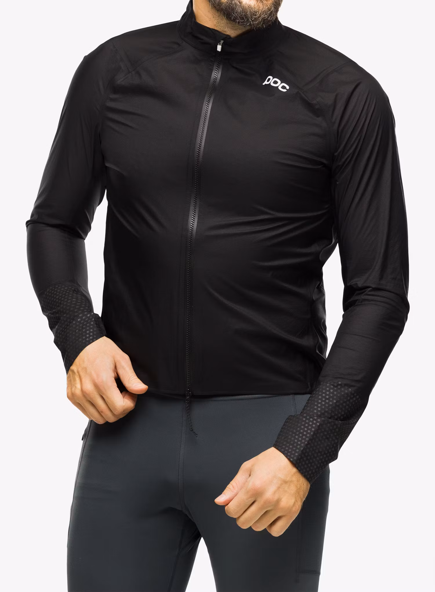 Bunda na kolo POC Haven Rain Jacket - uranium black