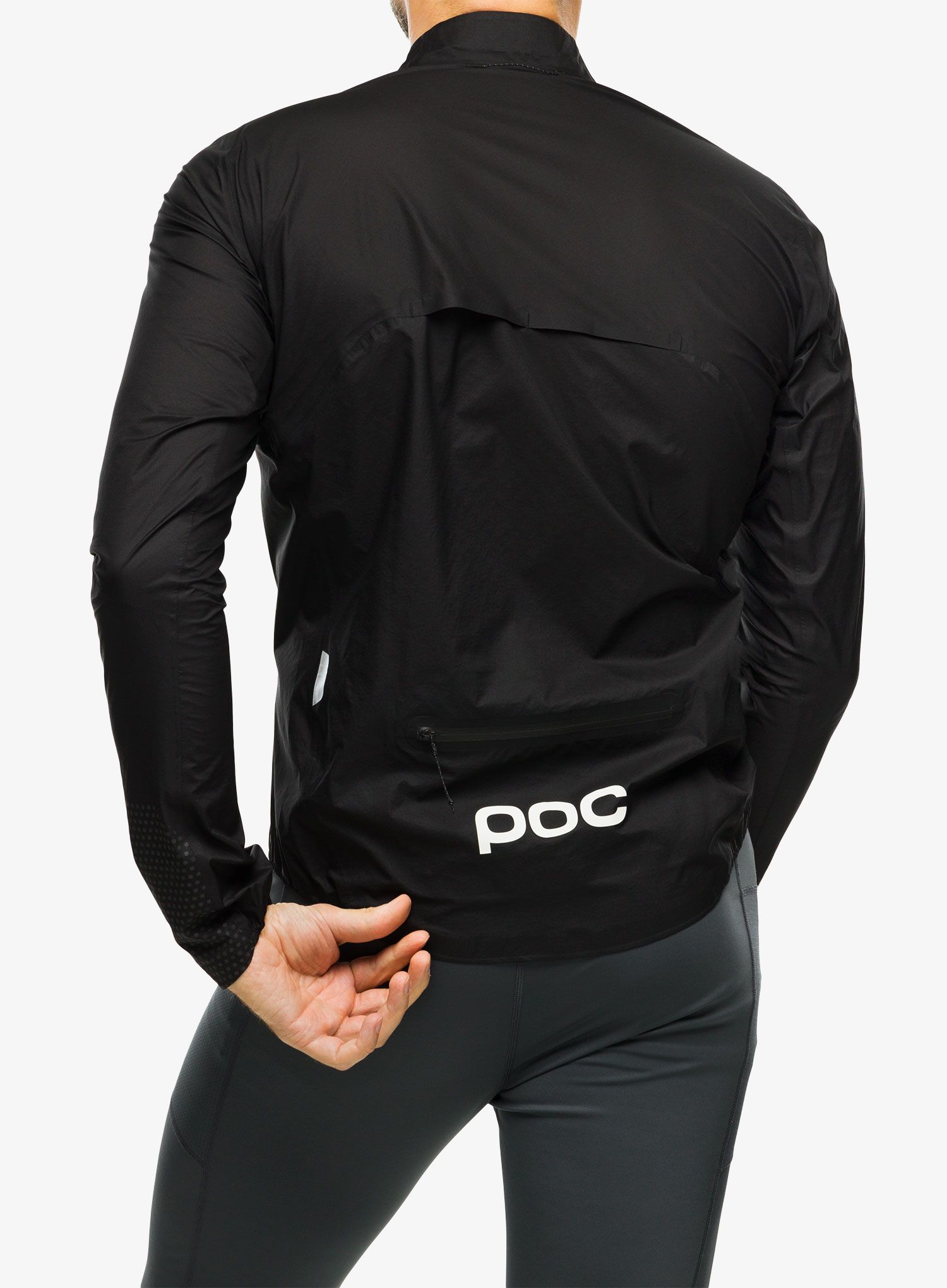 Bunda na kolo POC Haven Rain Jacket - uranium black