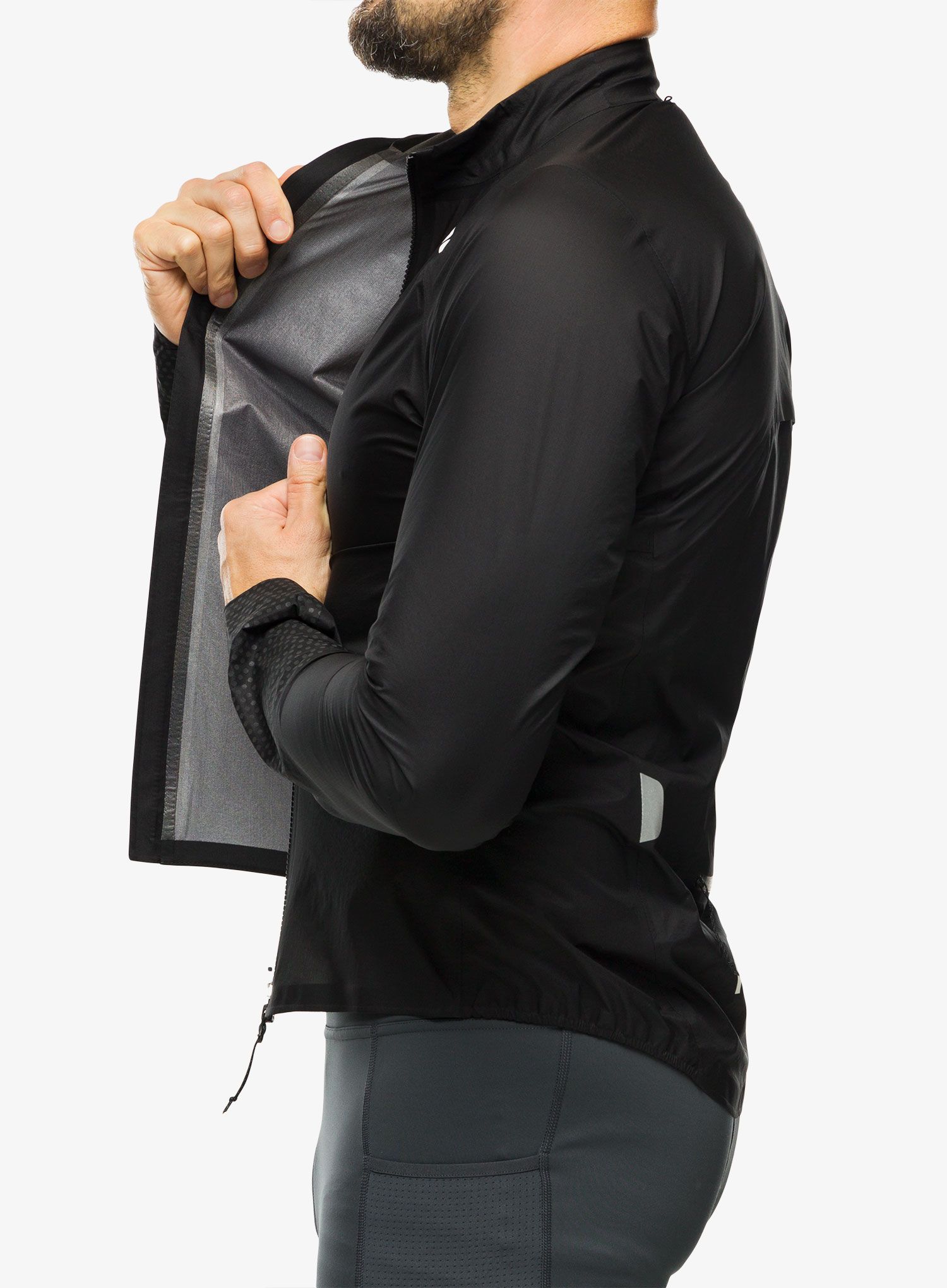 Bunda na kolo POC Haven Rain Jacket - uranium black