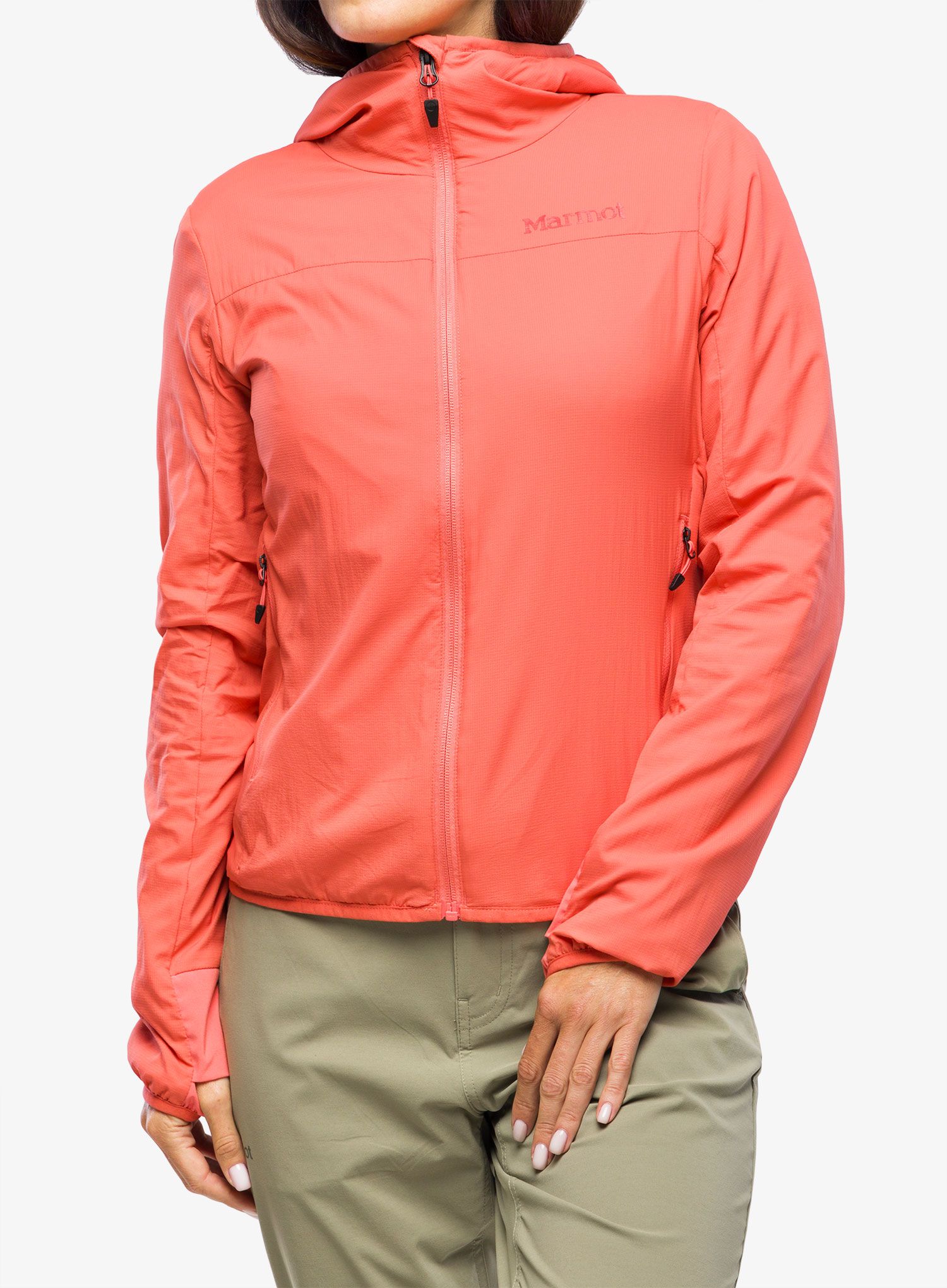 Softshellová bunda dámská Marmot Alt HB Hoody - grapefruit