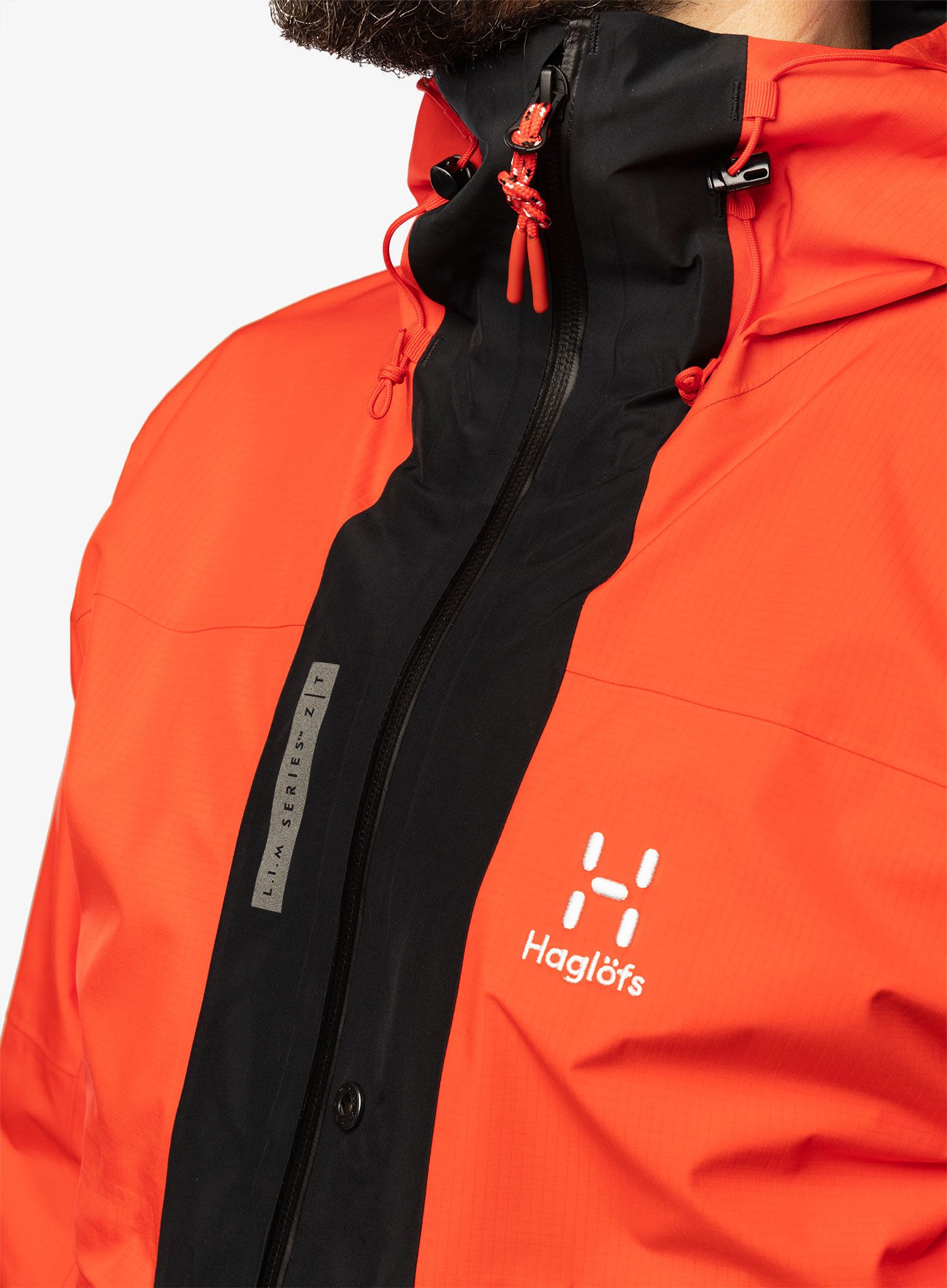 Bunda s membránou Haglofs L.I.M ZT Trek GTX Pro Jacket - zenith red/true blk