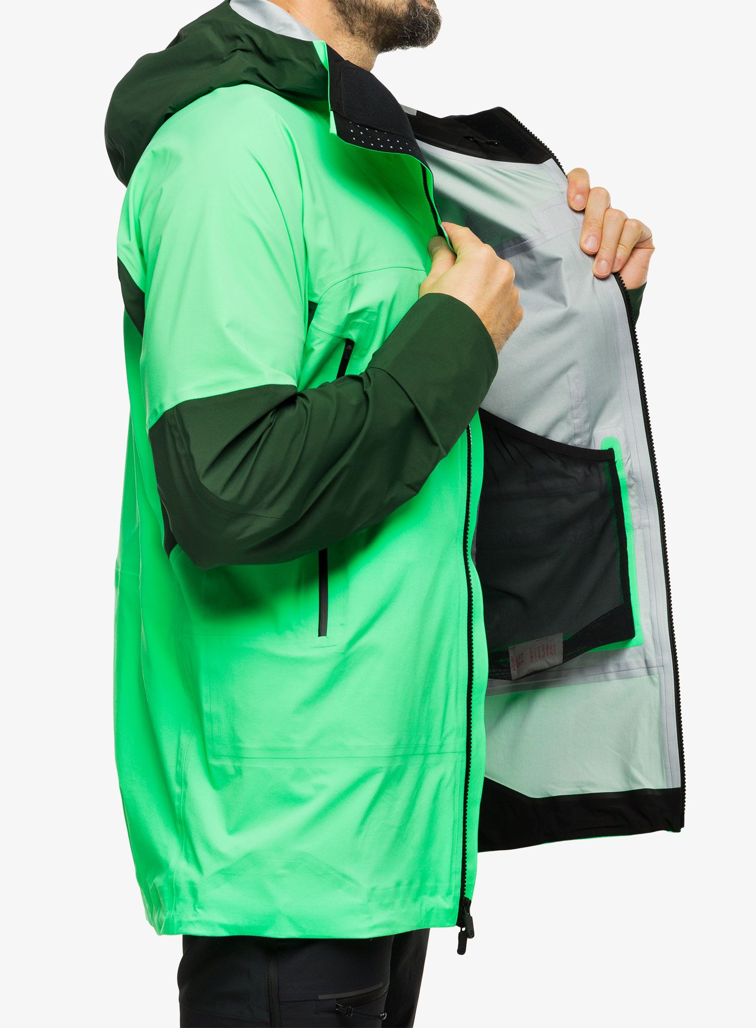 Bunda s membránou The North Face Summit Stimson FUTURELIGHT Jacket - green