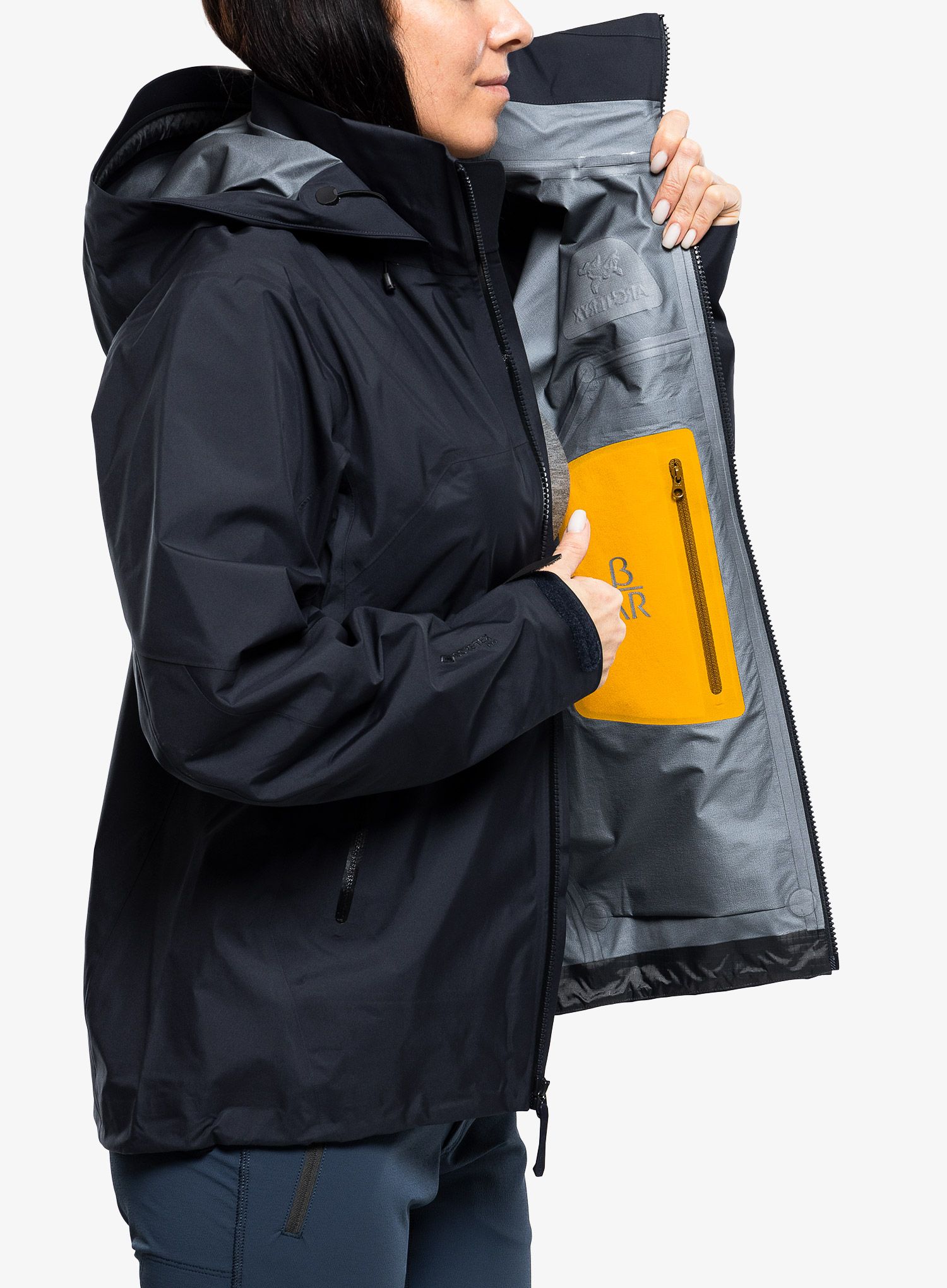 Dámská nepromokavá bunda s membránou Arcteryx Beta AR Jacket - black sapphire