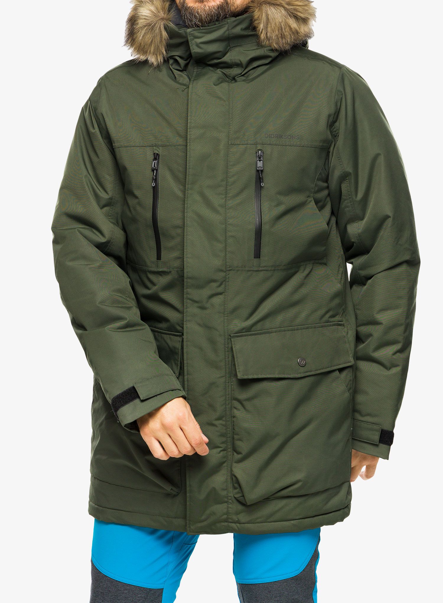 Kabát Didriksons Marco Parka - deep green