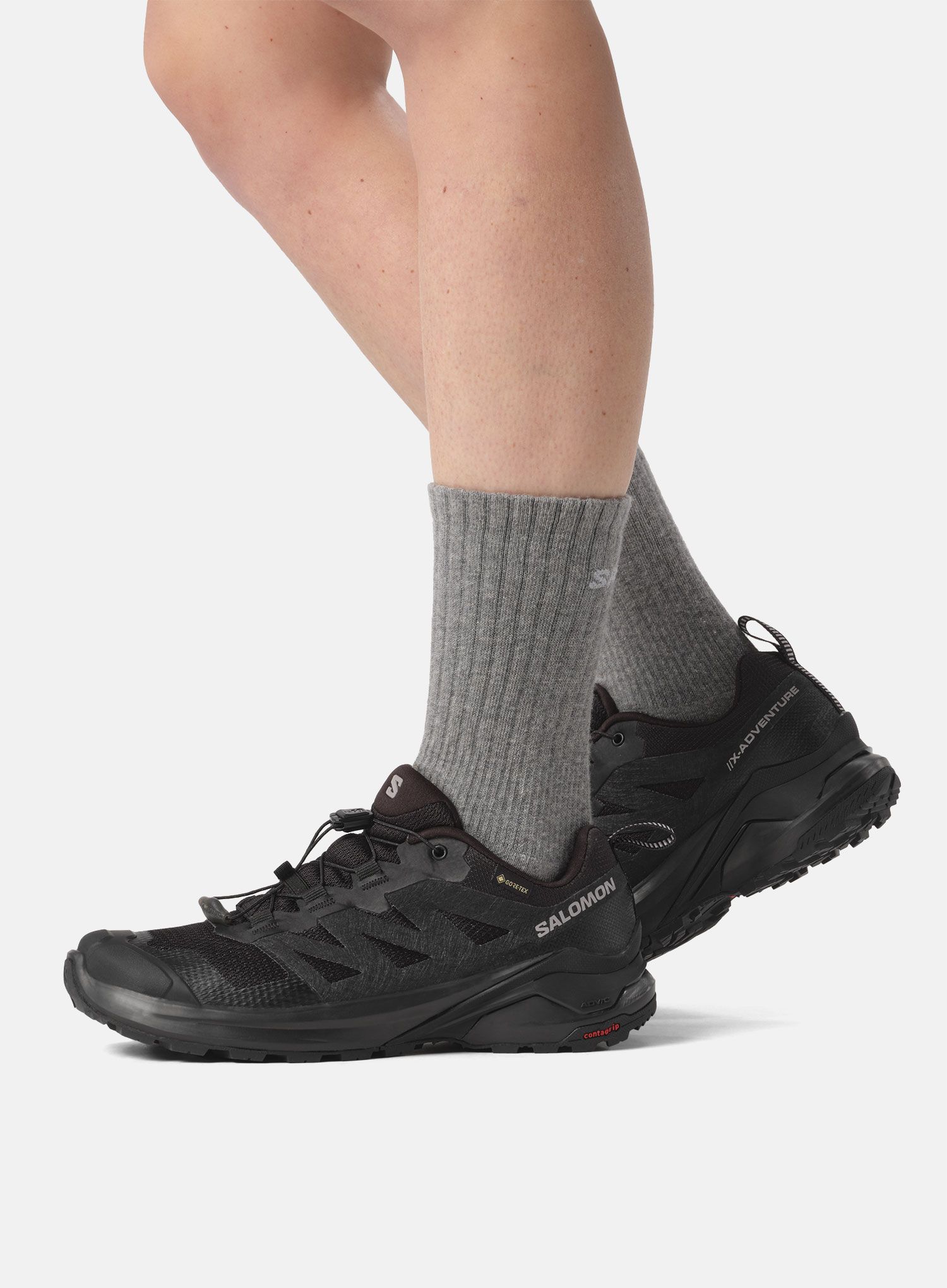 Dámské trailové boty Salomon X-Adventure GTX - black/black