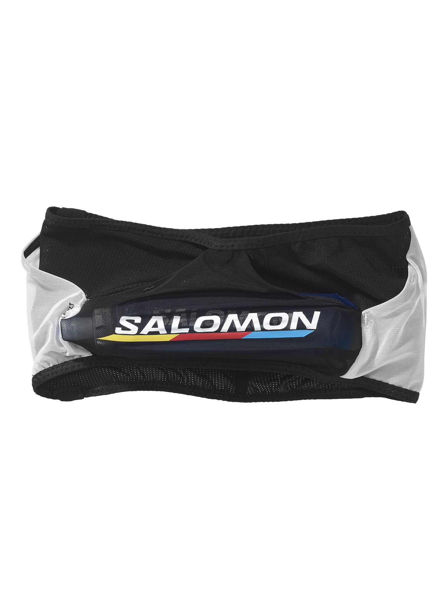 Běžecký opasek Salomon Adv Skin Belt Race Flag - black/white