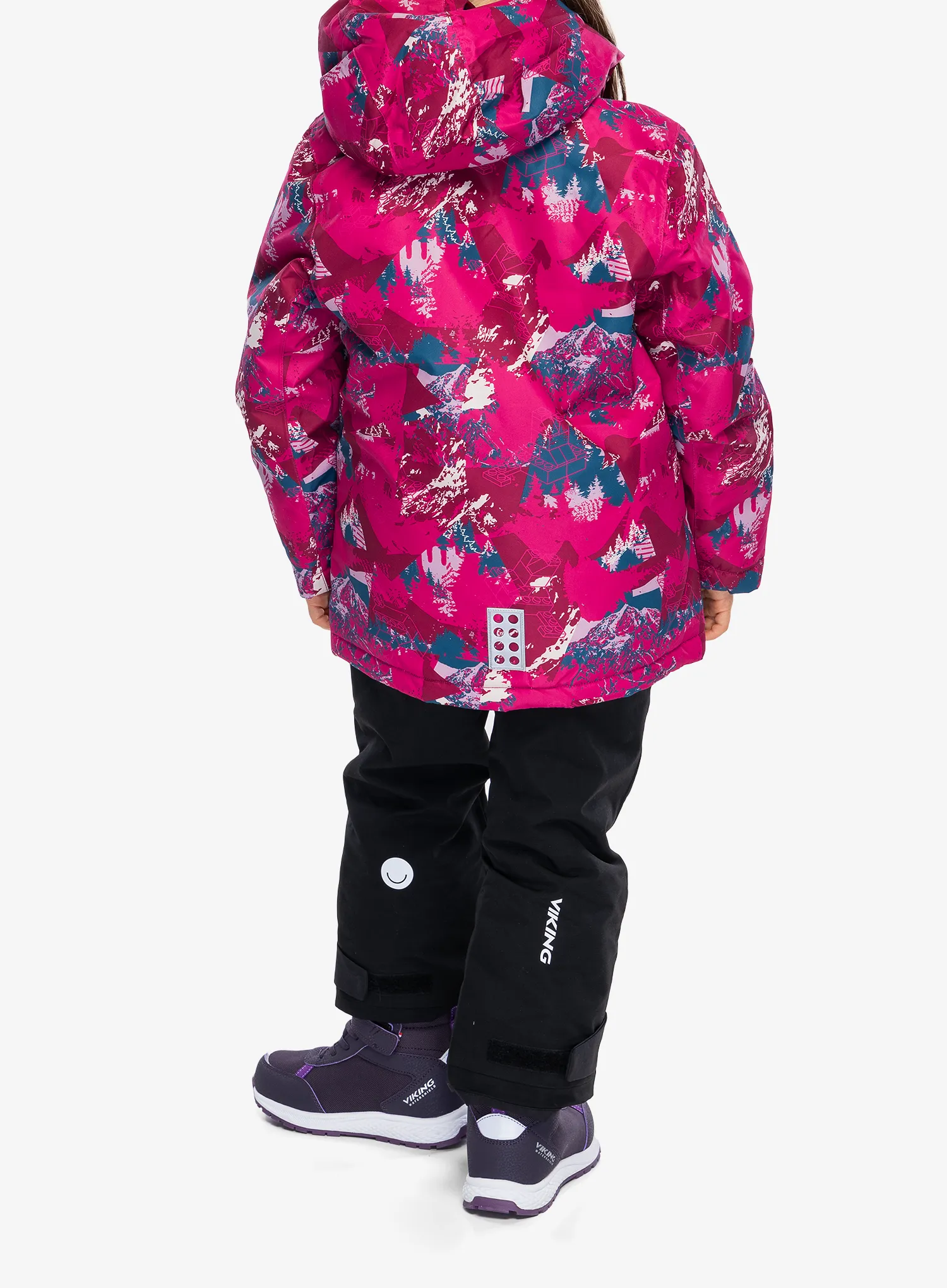 Dětská bunda LEGO Jad 710 - dark pink
