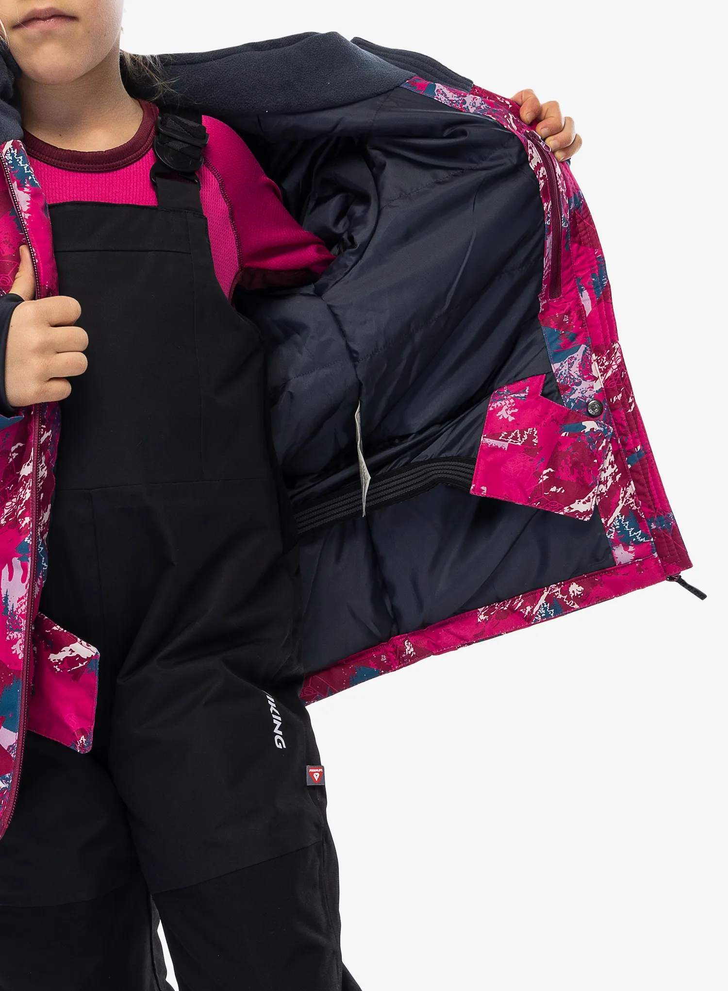 Dětská bunda LEGO Jad 710 - dark pink