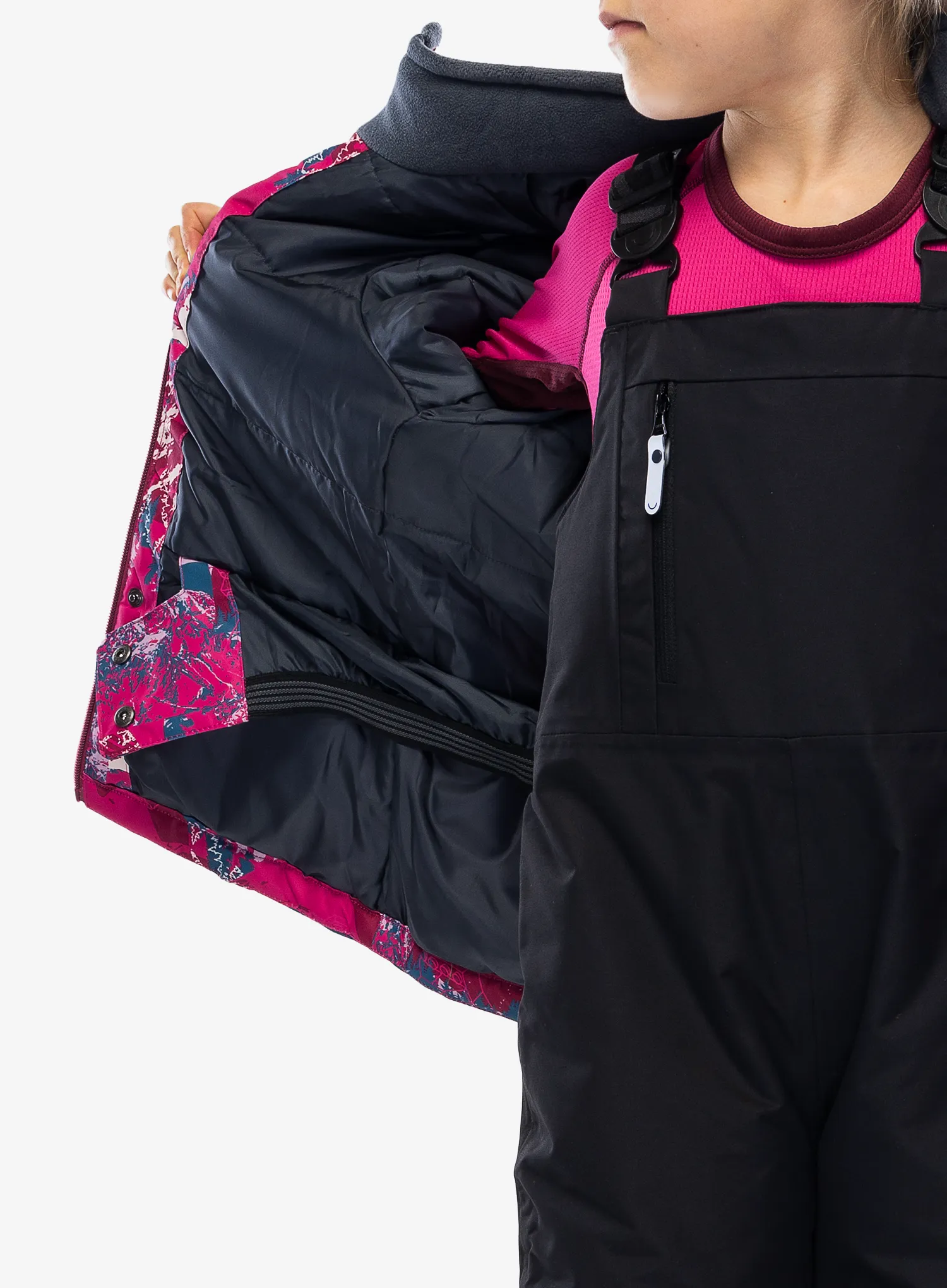 Dětská bunda LEGO Jad 710 - dark pink