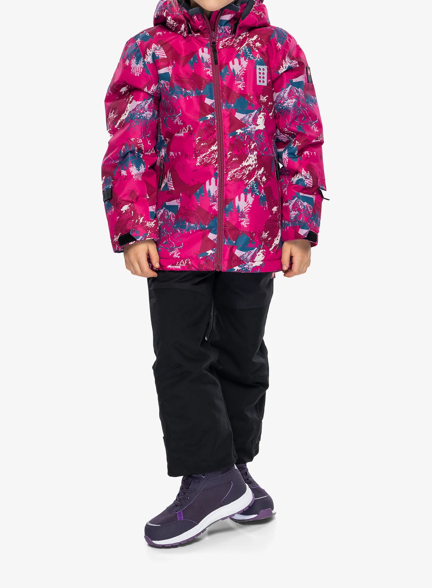 Dětská bunda LEGO Jad 710 - dark pink