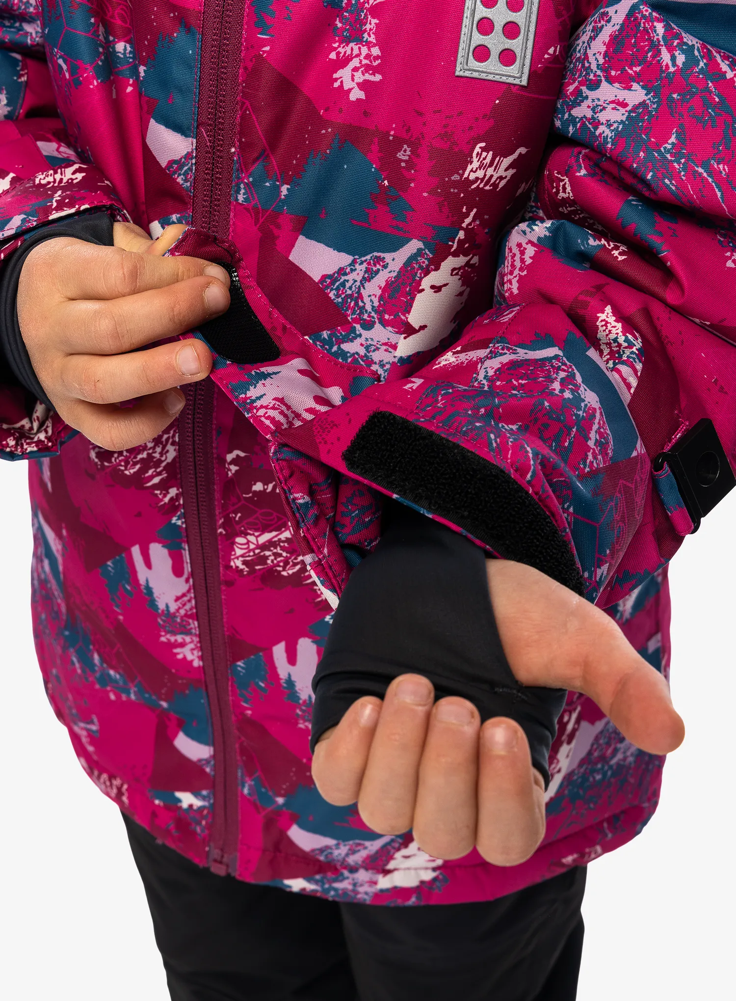 Dětská bunda LEGO Jad 710 - dark pink