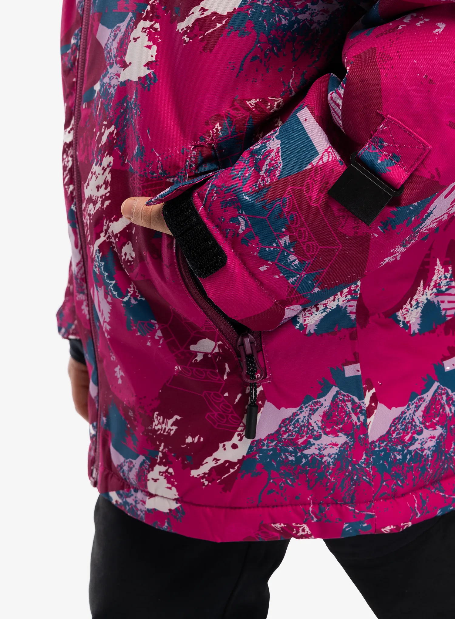 Dětská bunda LEGO Jad 710 - dark pink