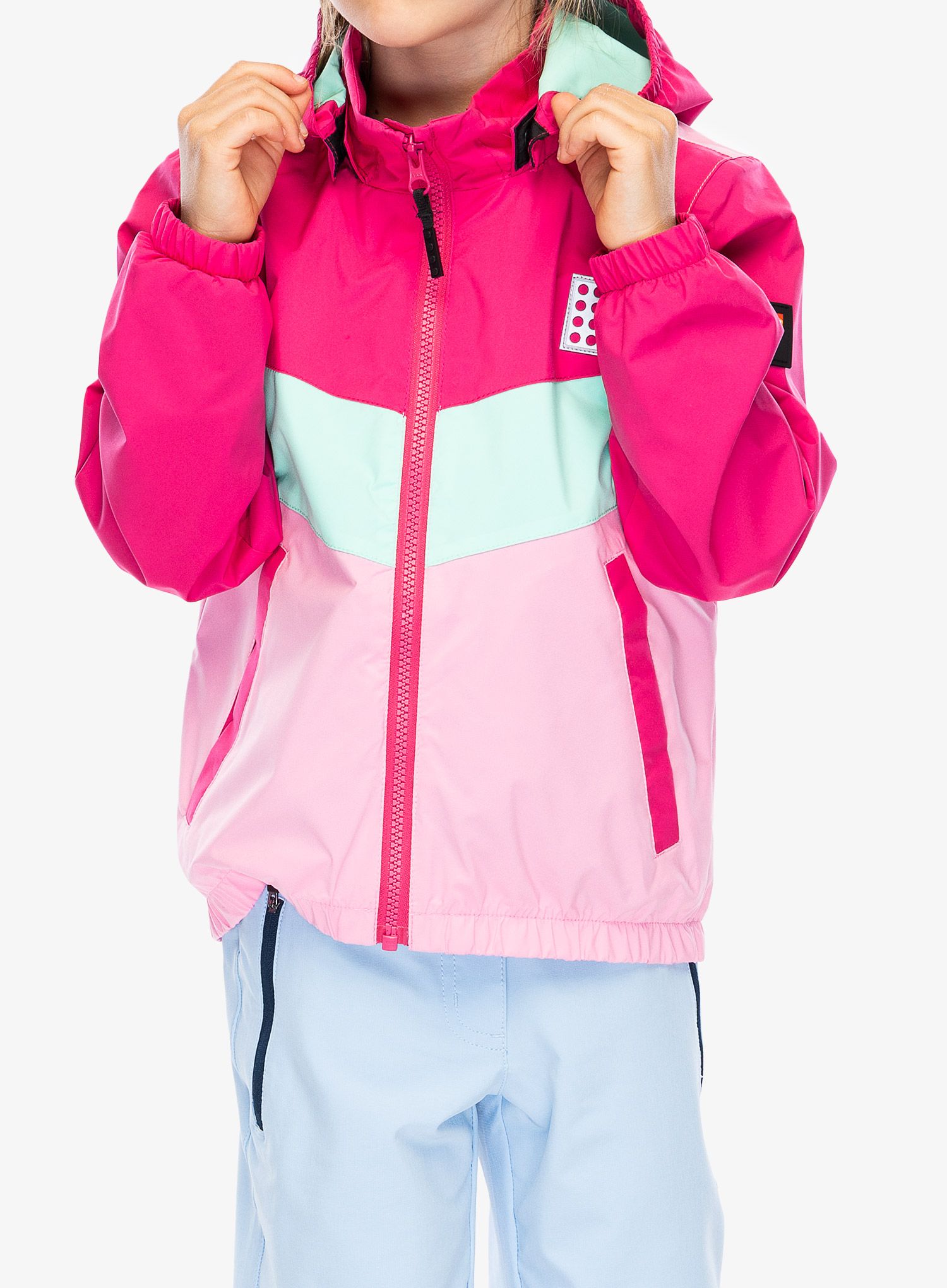 Dětská bunda LEGO LW Jad 207 - dark pink