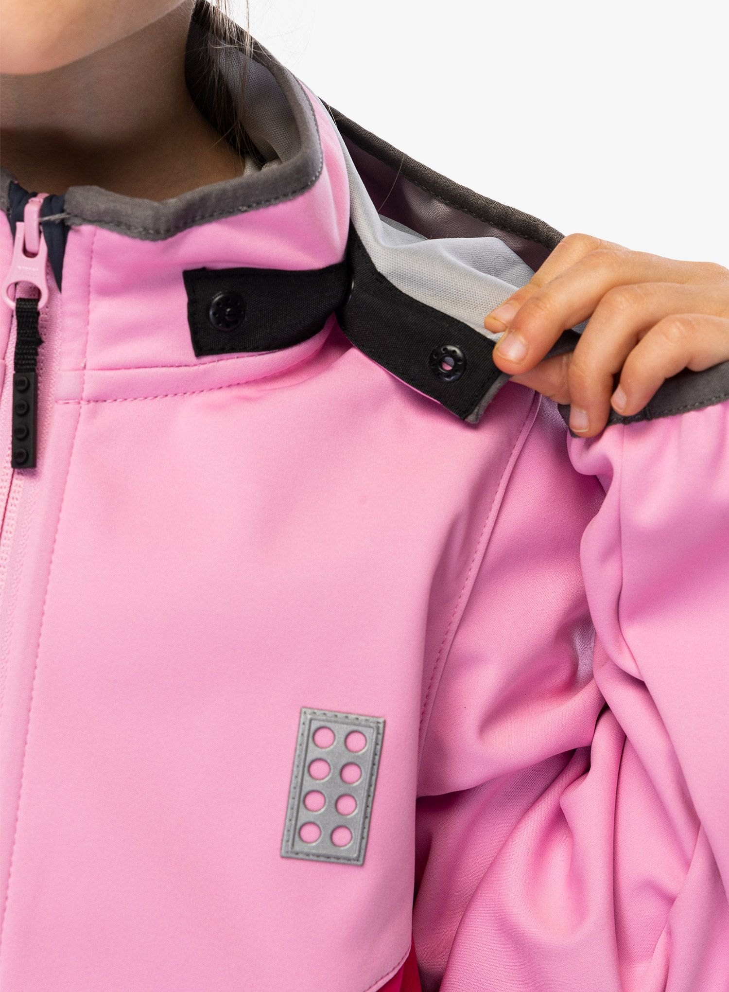 Dětská bunda LEGO LW Scout 200 - light pink