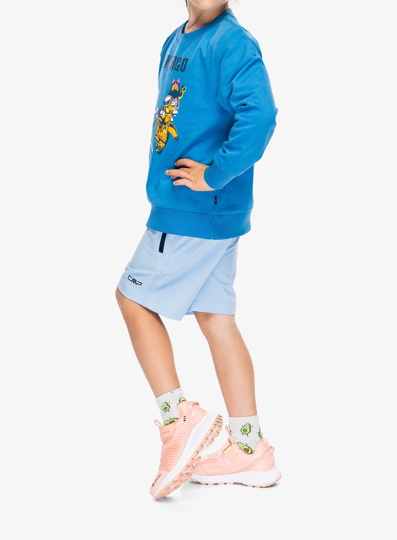 Dětská mikina LEGO LW Scout 300 - middle blue