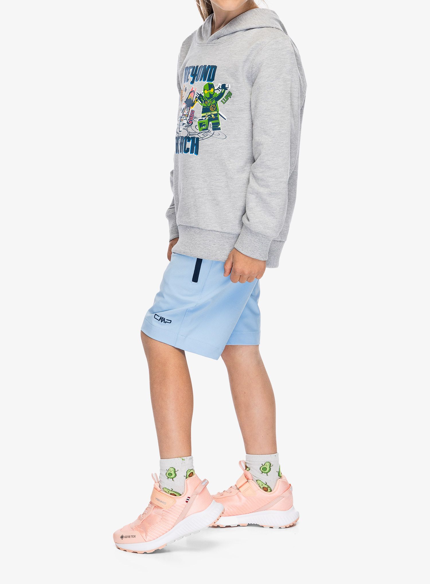 Dětská mikina LEGO LW Scout 302 - grey melange