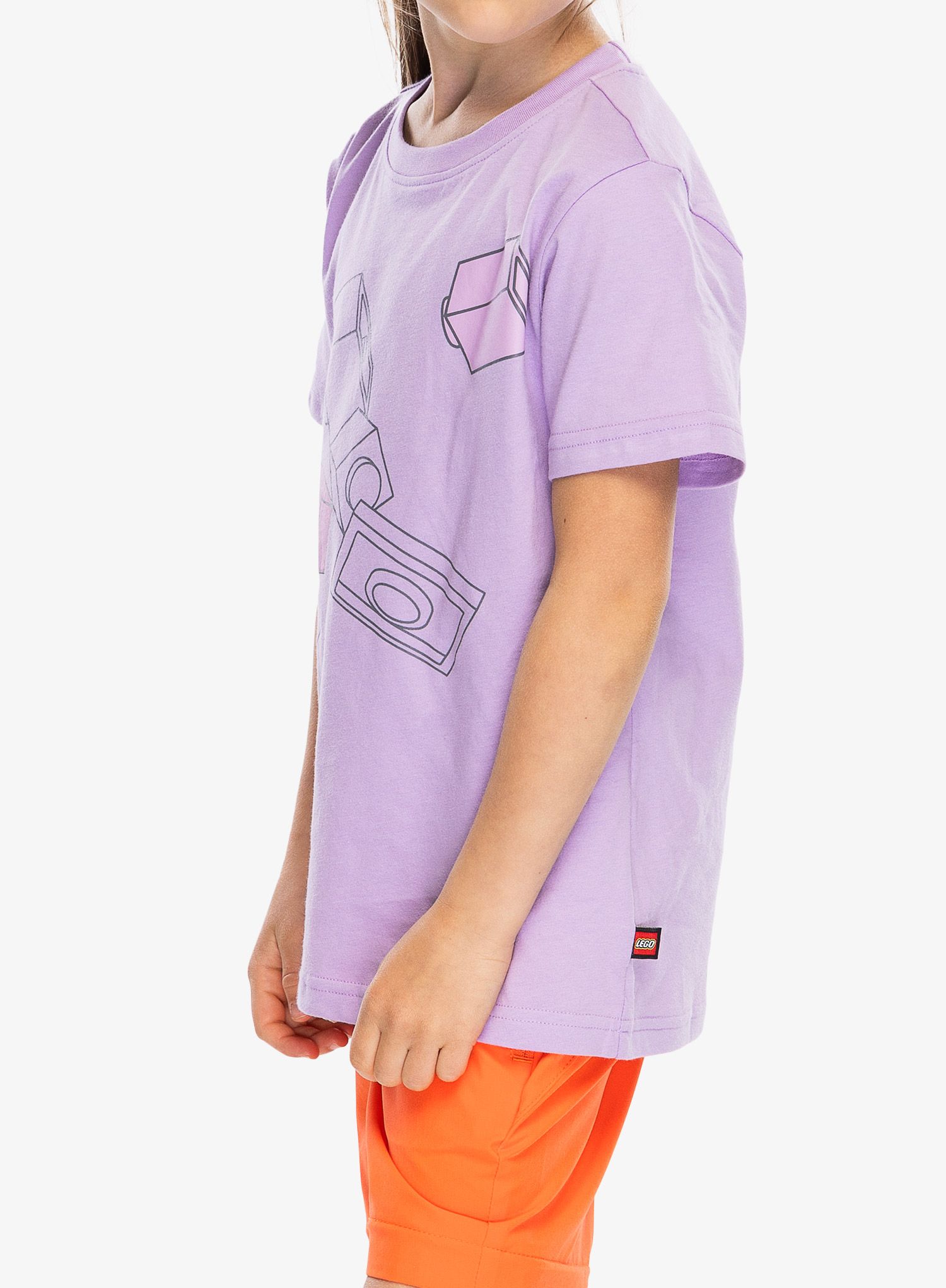 Dětské tričko LEGO LW Tano 204 - light purple