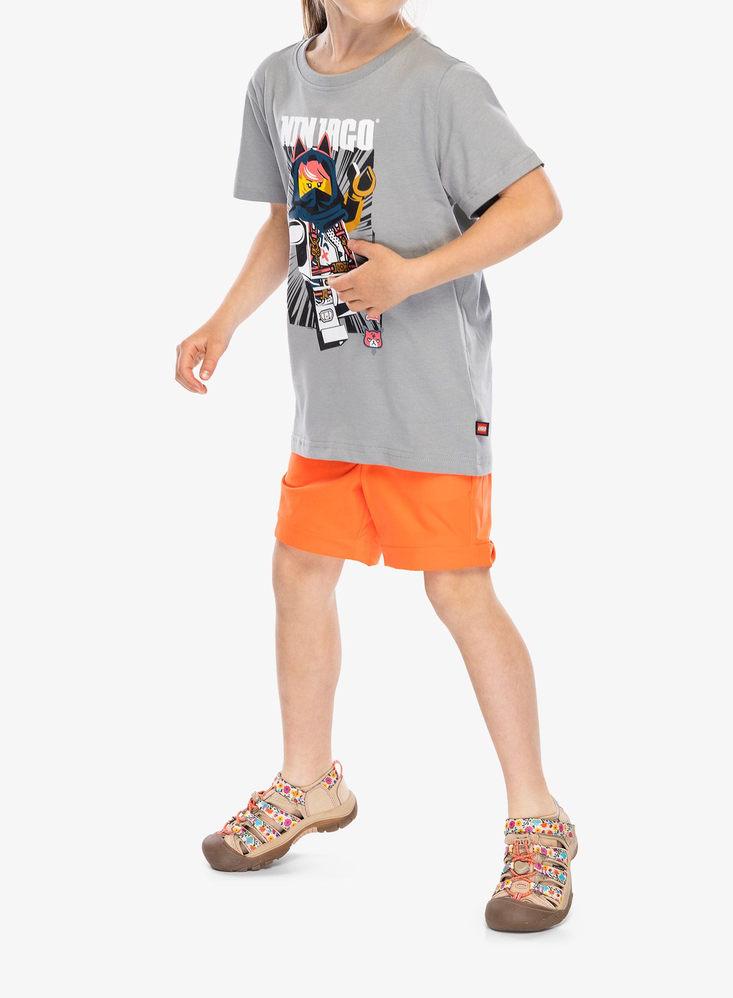 Tričko pro děti LEGO LW Tano 212 - light grey