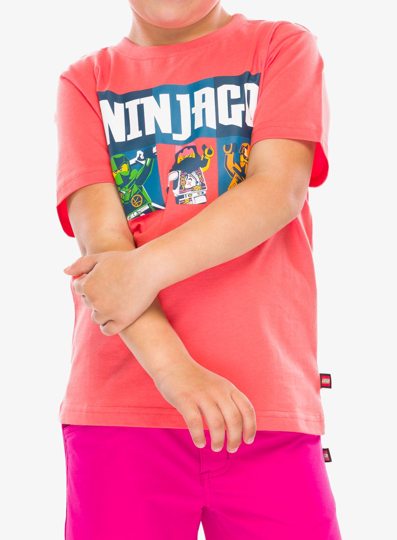 Dětské tričko LEGO LW Tano 315 - coral red