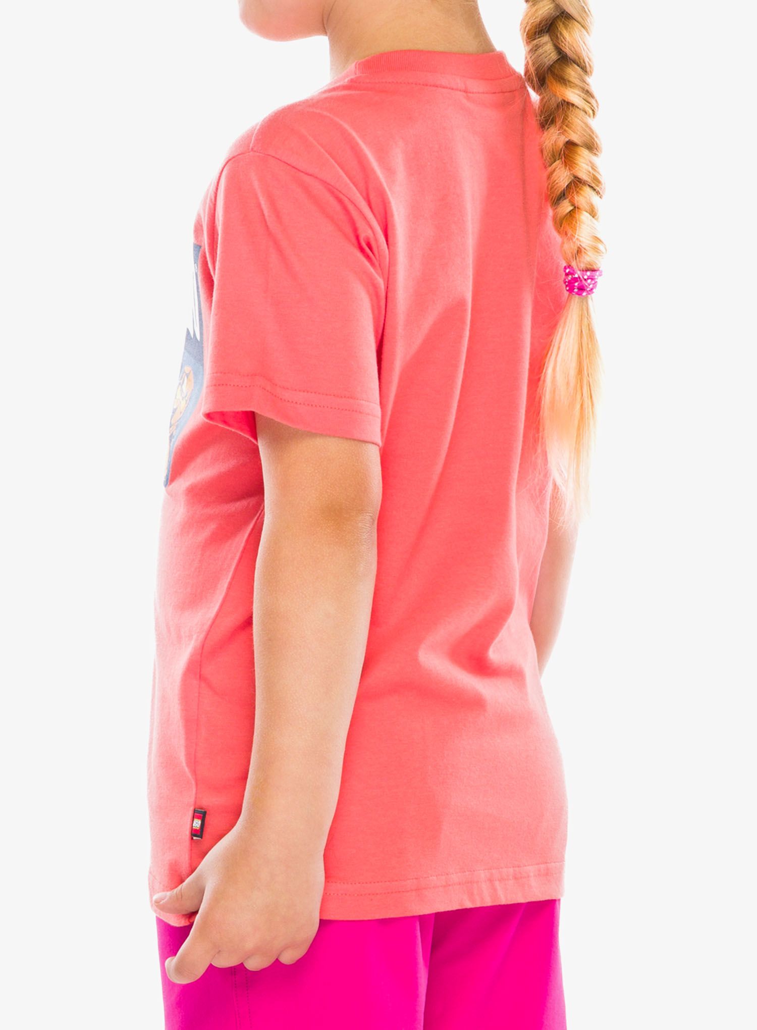 Dětské tričko LEGO LW Tano 315 - coral red