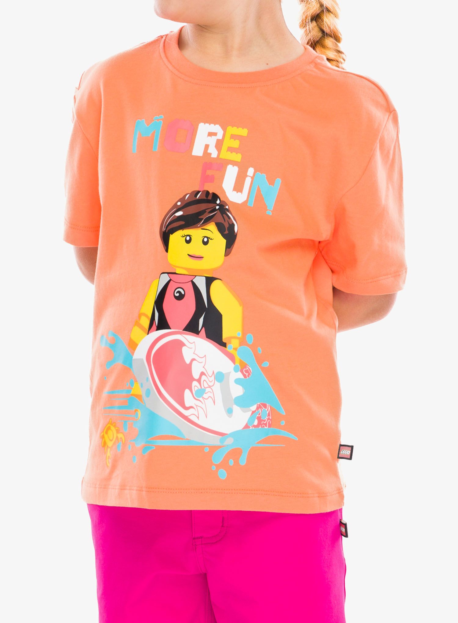Tričko pro děti LEGO LW Tano 317 - peach orange