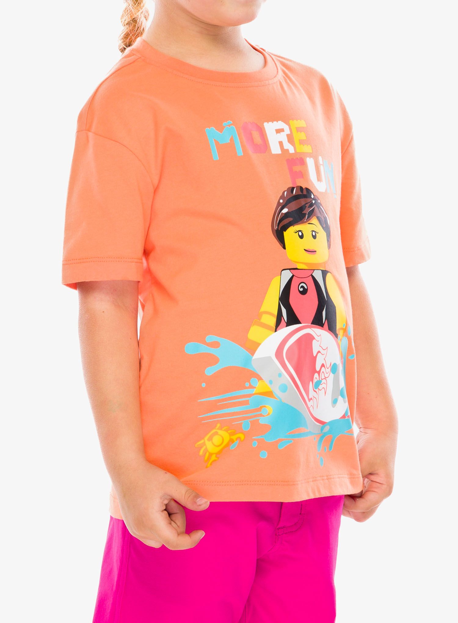 Tričko pro děti LEGO LW Tano 317 - peach orange