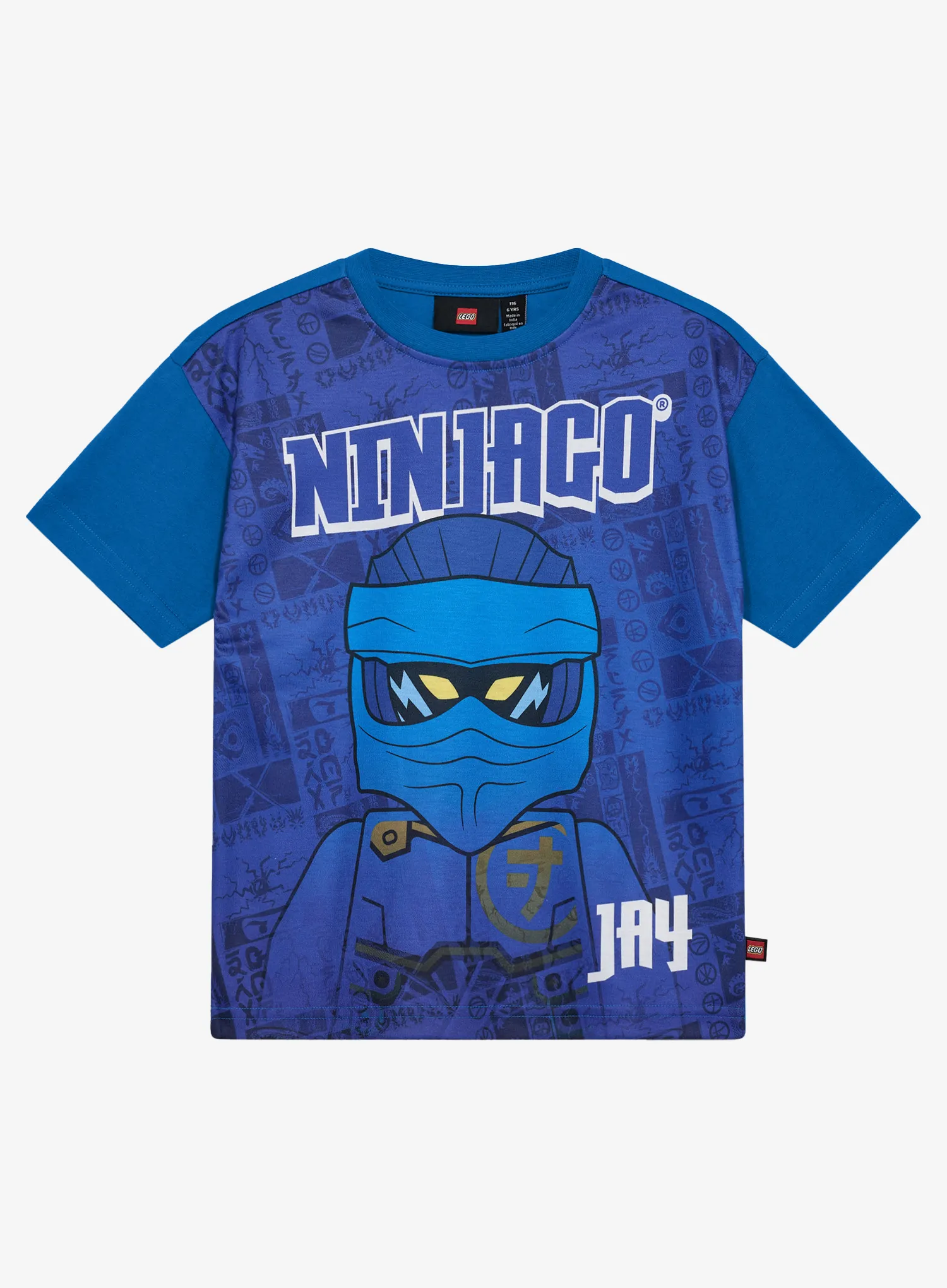 Dětské tričko LEGO Lwtaffy 118 T-Shirt S/S - blue