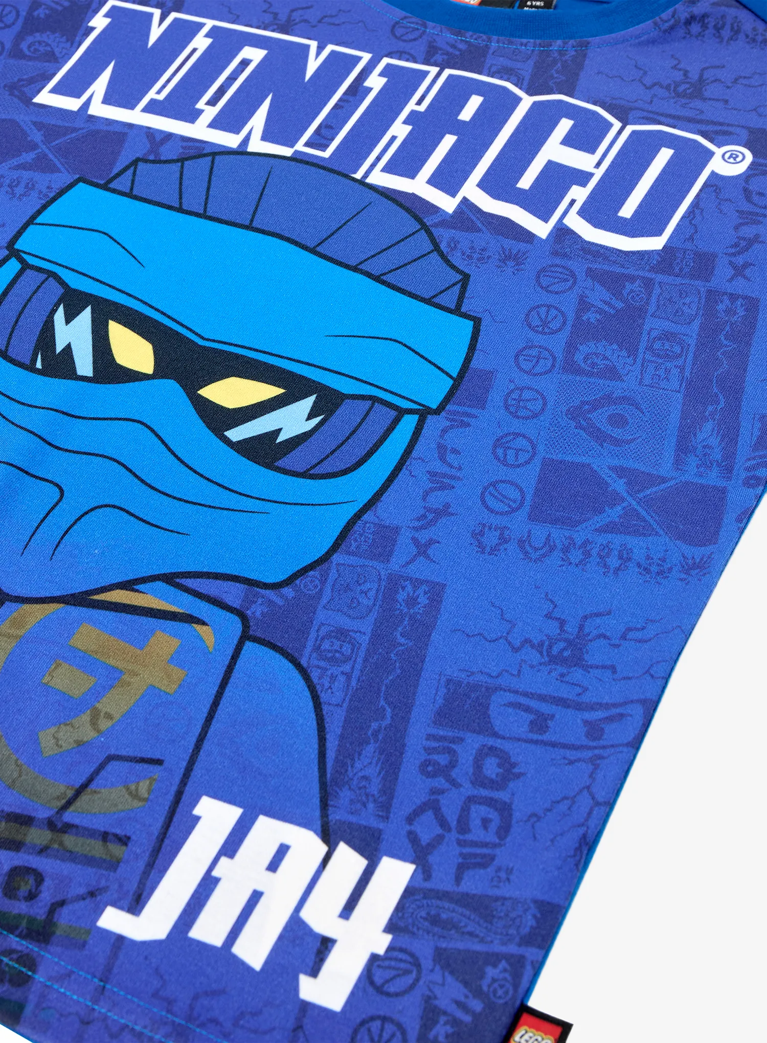 Dětské tričko LEGO Lwtaffy 118 T-Shirt S/S - blue