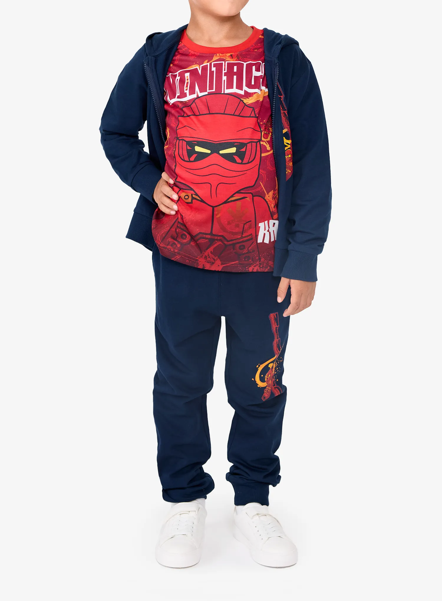 Dětské tričko LEGO Lwtaffy 118 T-Shirt S/S - red