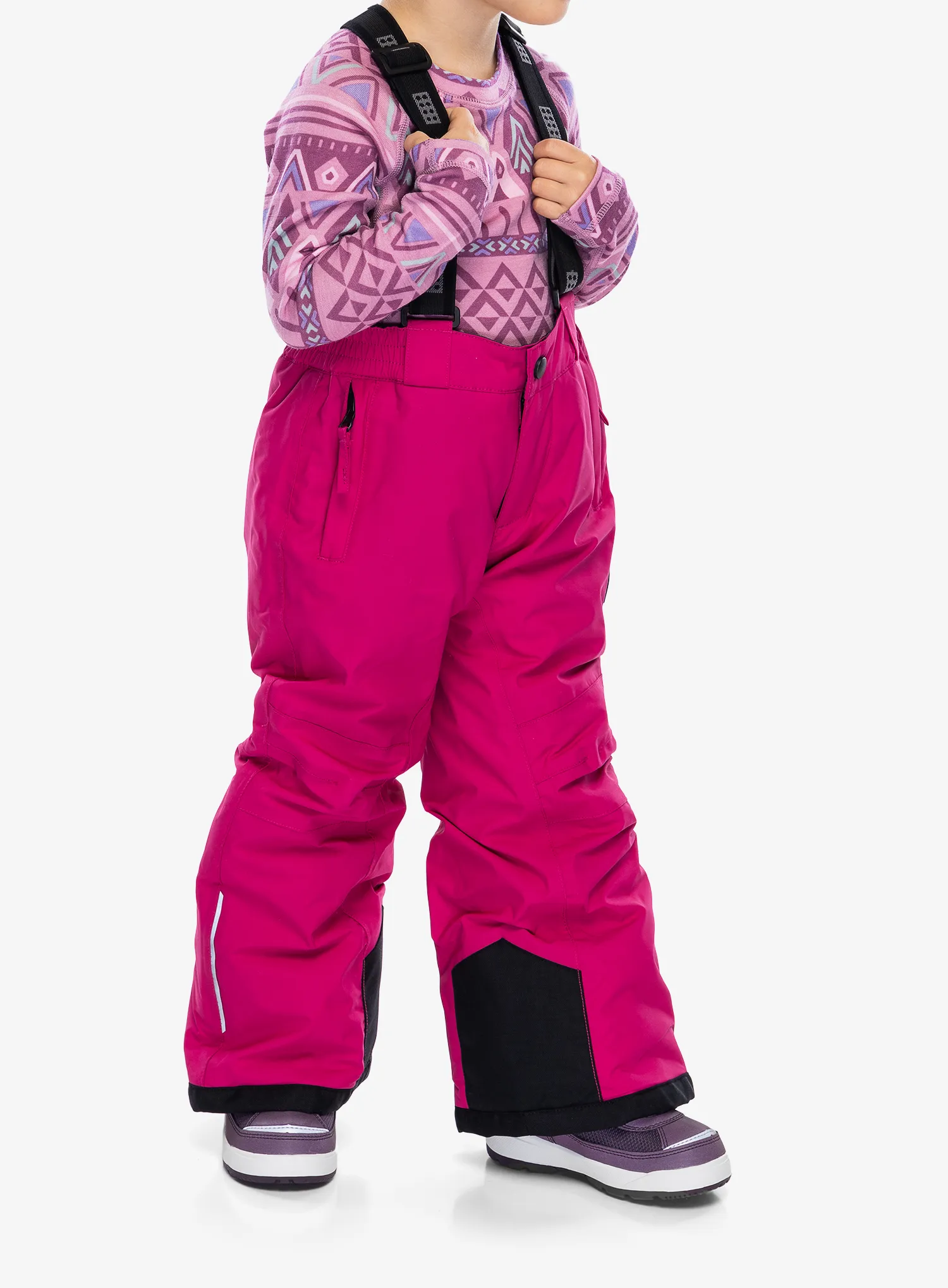 Lyžařské kalhoty LEGO Powai 708 - dark pink